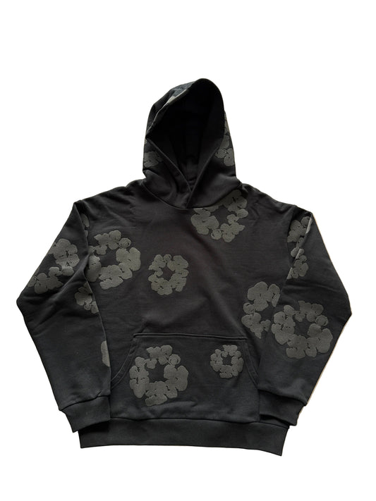 Denim Tears The Cotton Wreath Monochrome Hoodie