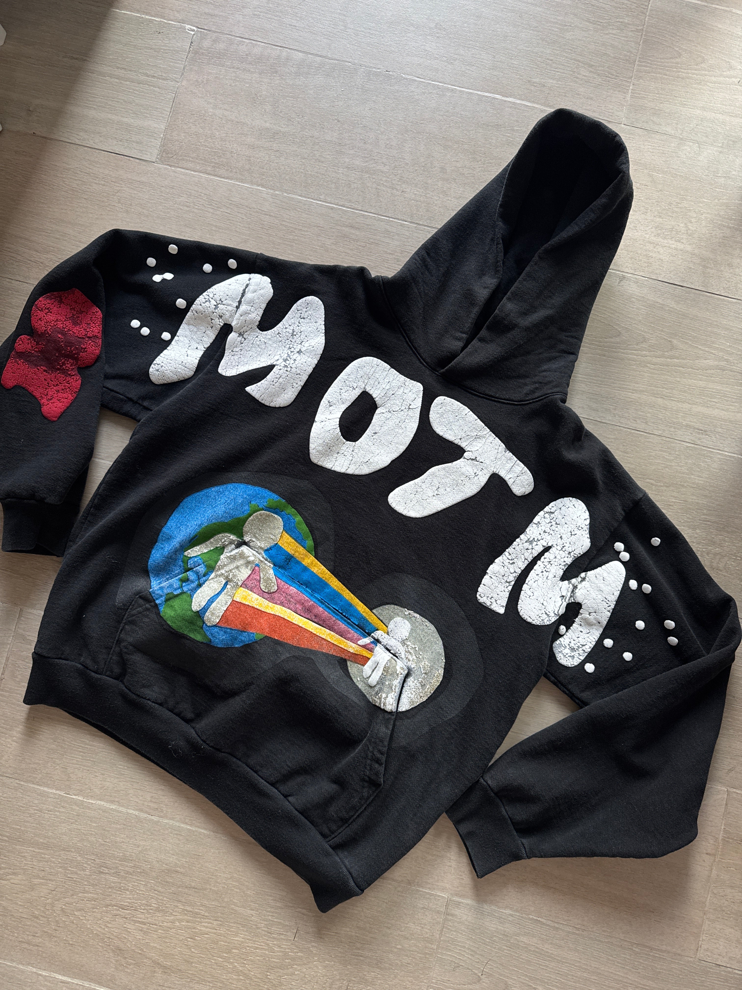 FW20 Kid Cudi x Cactus Plant Flea Market MOTM III “I AM CURIOUS” Hoodie Black