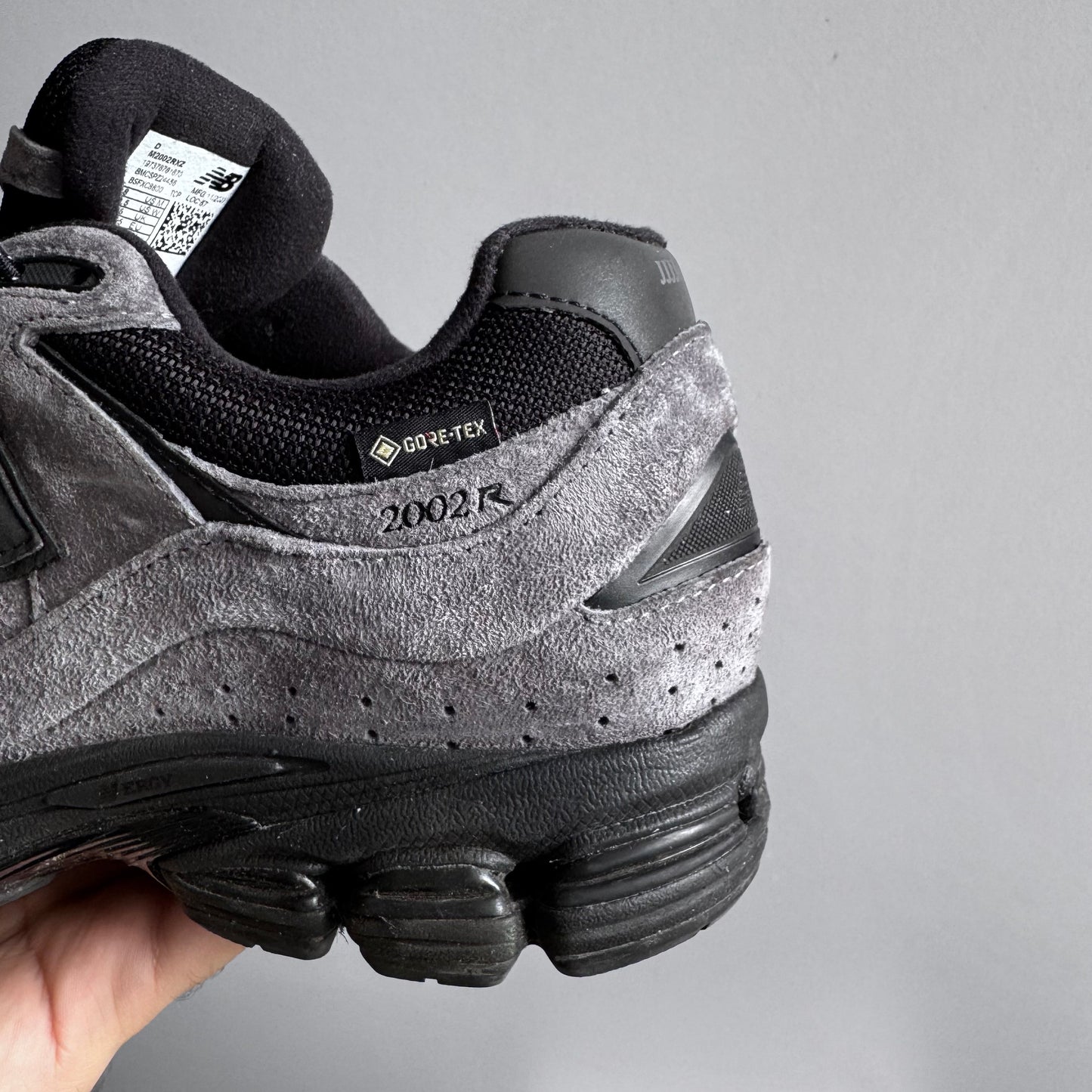 New Balance x JJJJound 2002R Gore-Tex Carbon Black