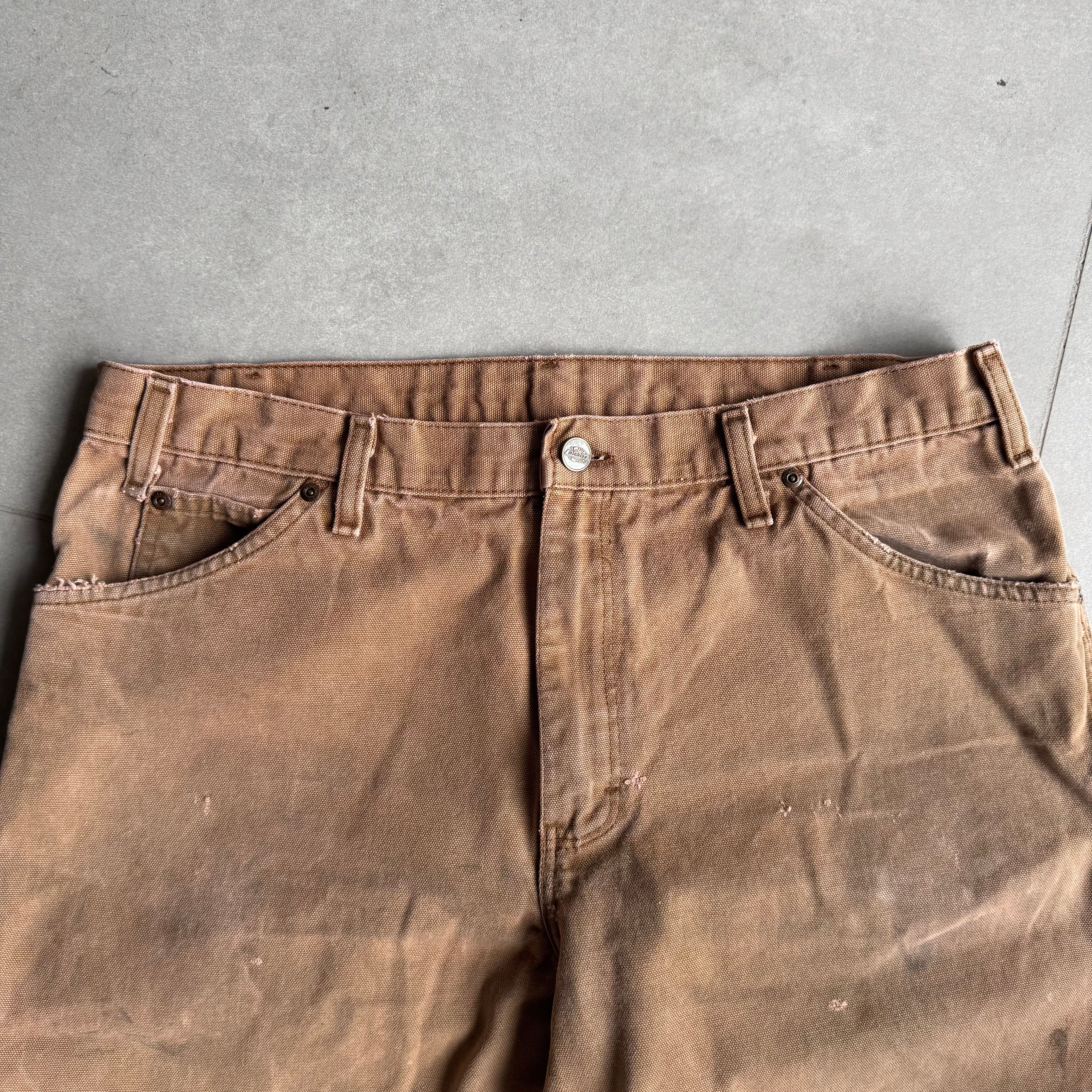 2000s Dickies Carpenter Pants “Distressed Chocolate”