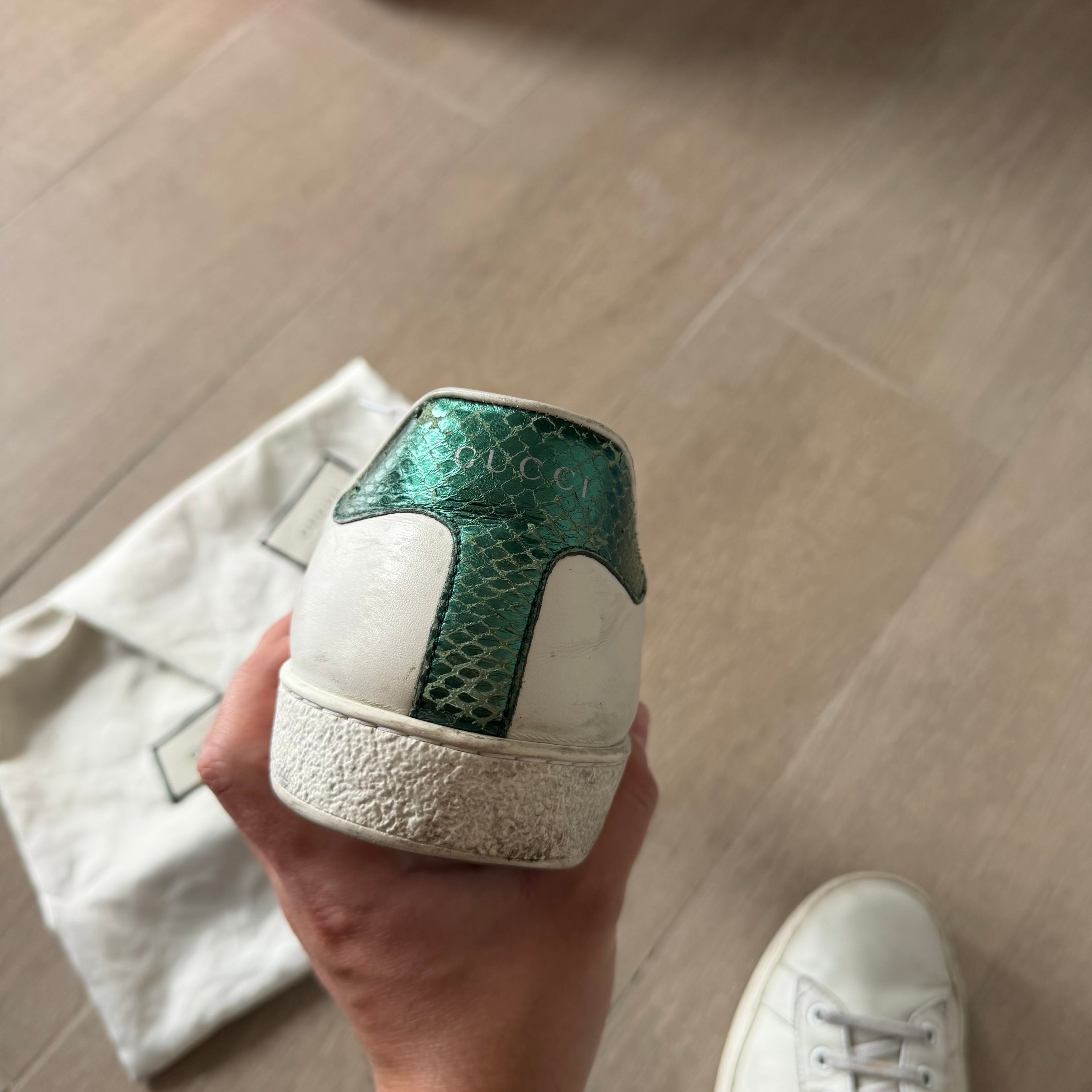 Gucci Ace Bee Sneakers White
