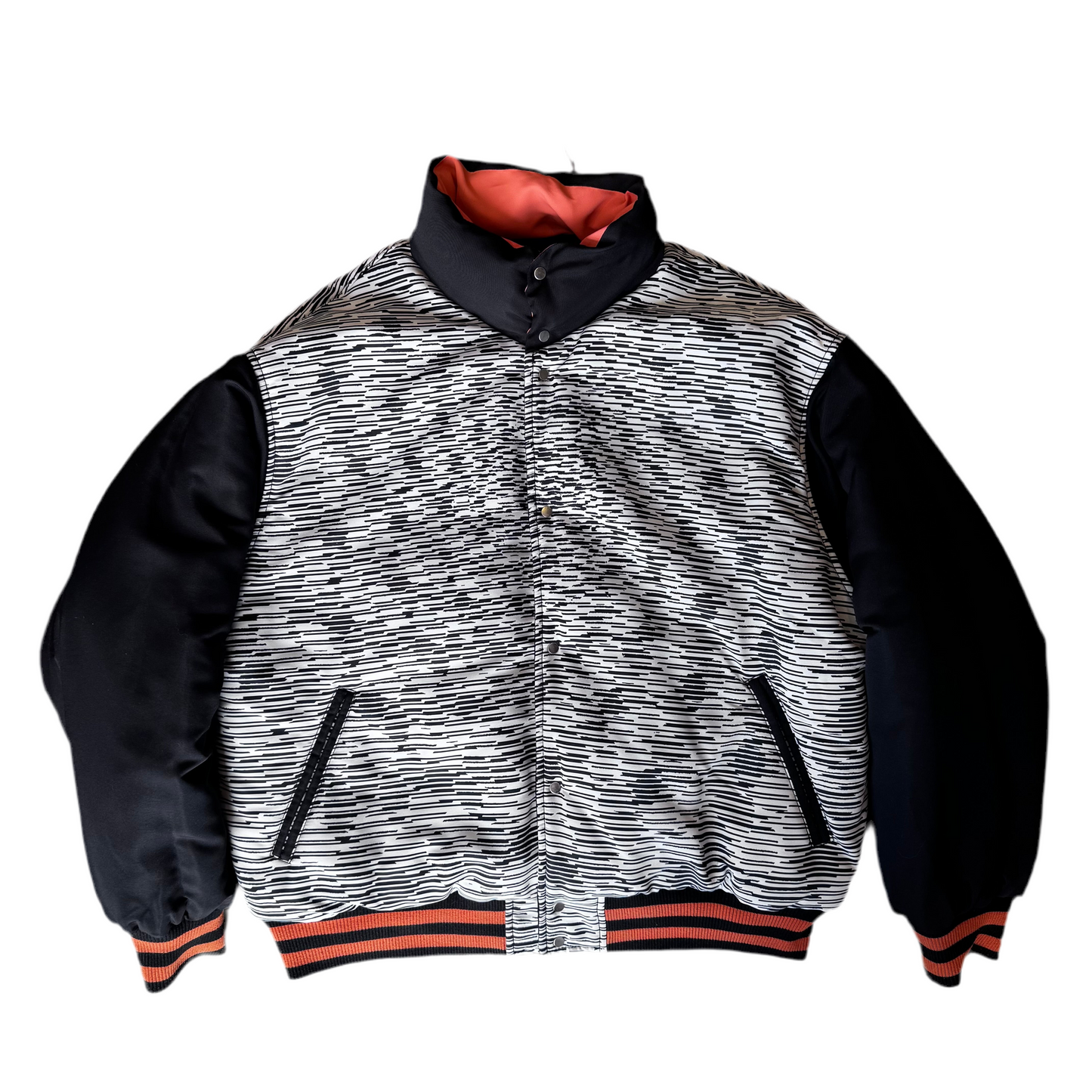 Fucking Awesome Holy Terror Reversible Varsity Puffer Jacket