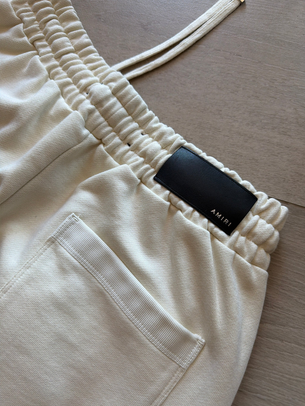 Amiri MA Logo Track Pant Cream