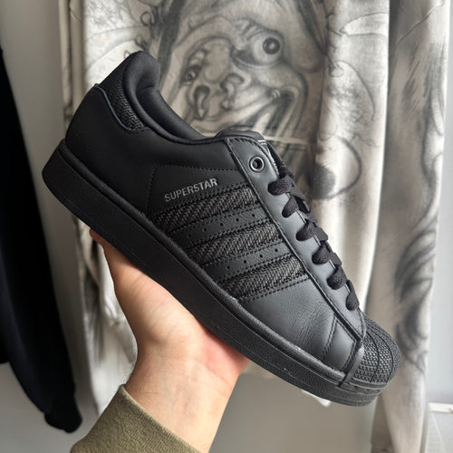 adidas Superstar II Black Mesh Stripes