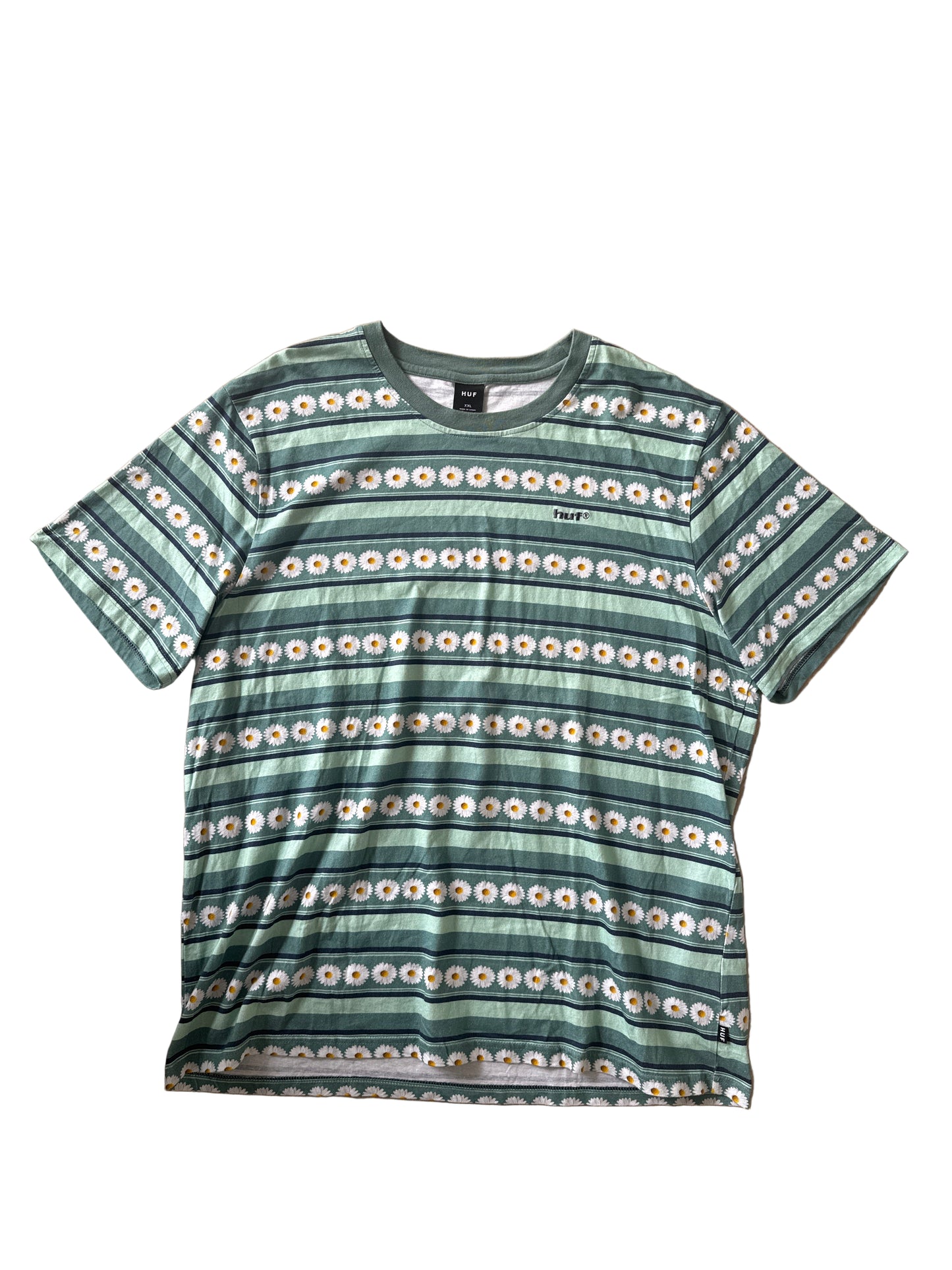 HUF Stripe Flower Tee