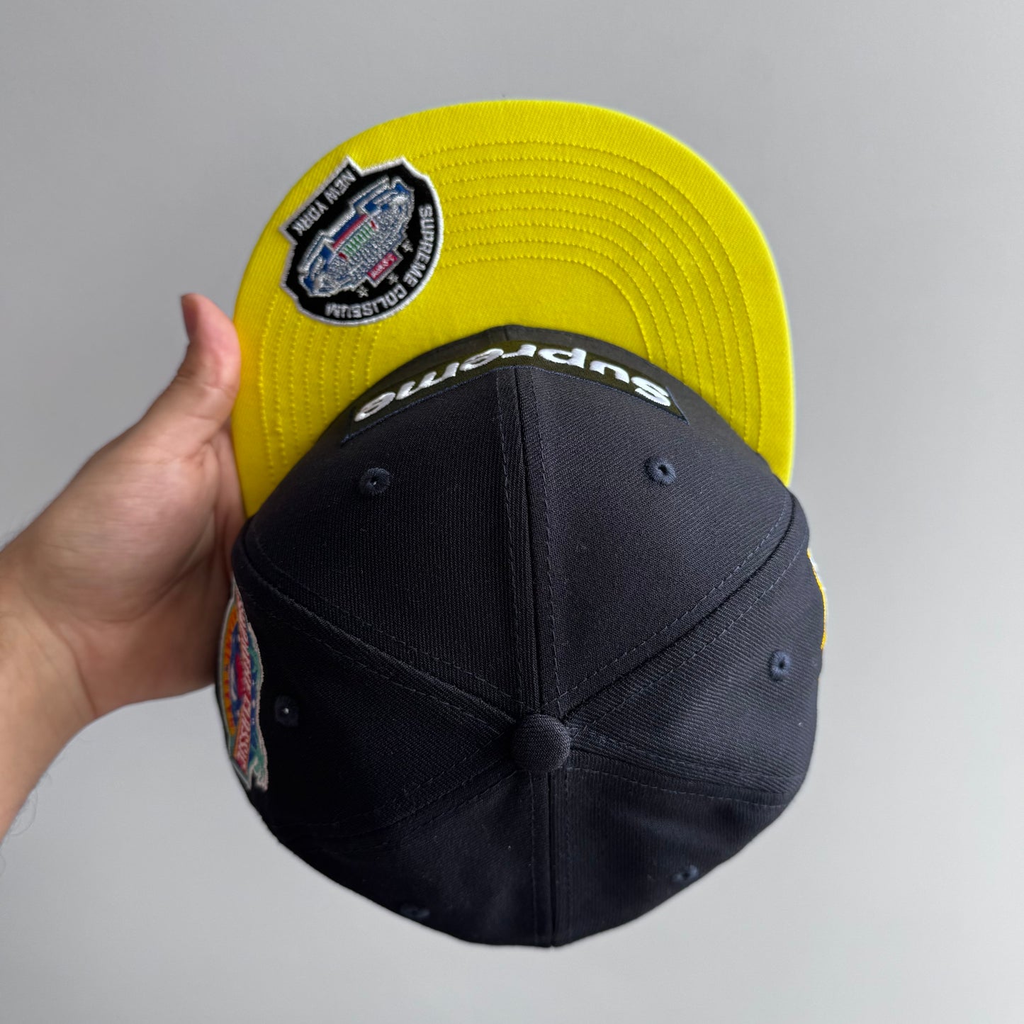 Supreme Championships Box Logo New Era “Navy”