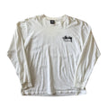 Stüssy Los Ángeles Chapter Basic Logo Longsleeve White