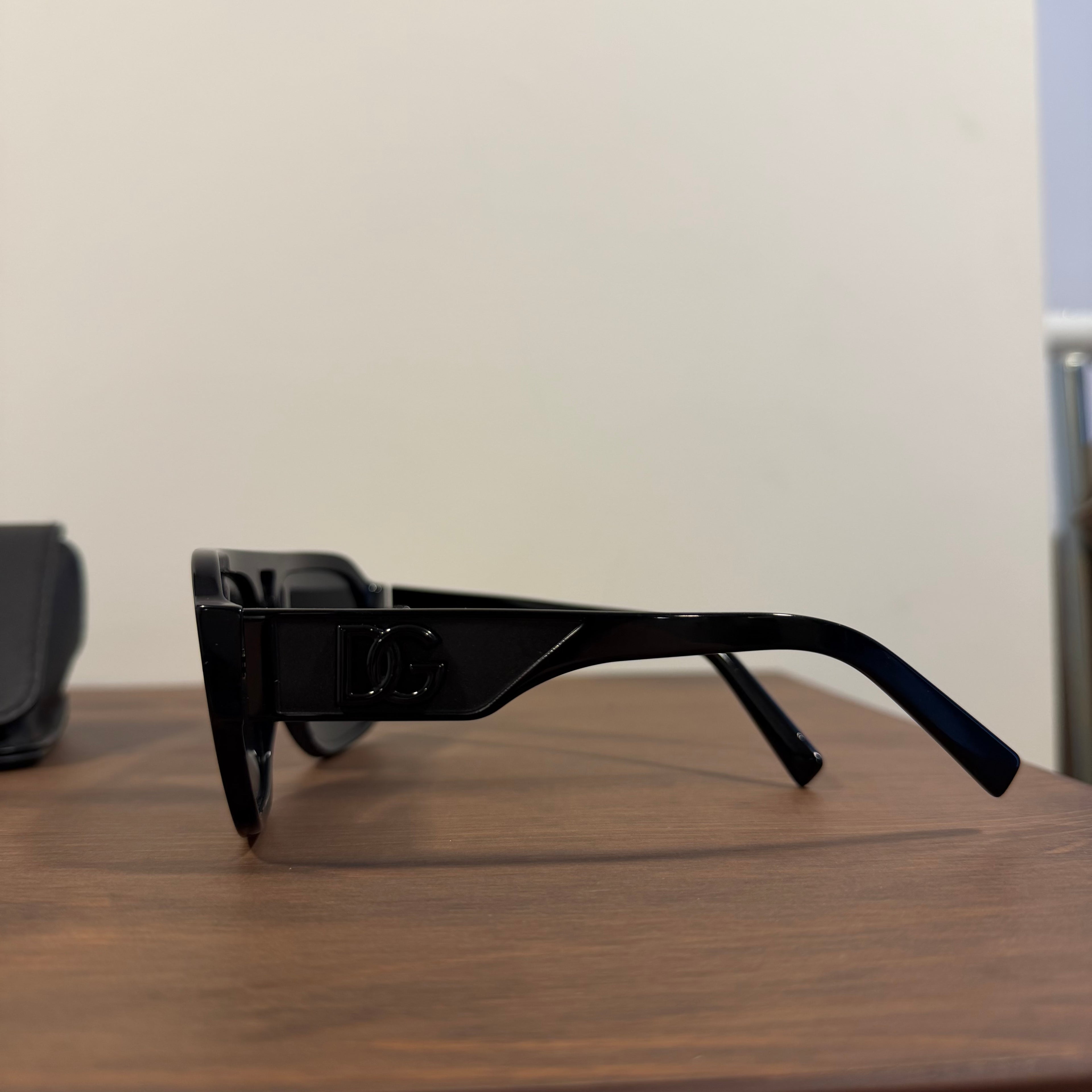 Dolce & Gabanna DG Crossed Sunglasses Black