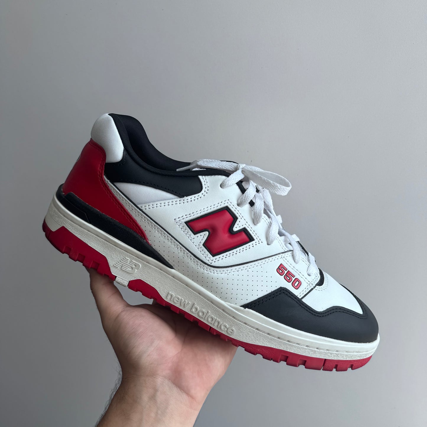 New Balance 550 White/Red/Black