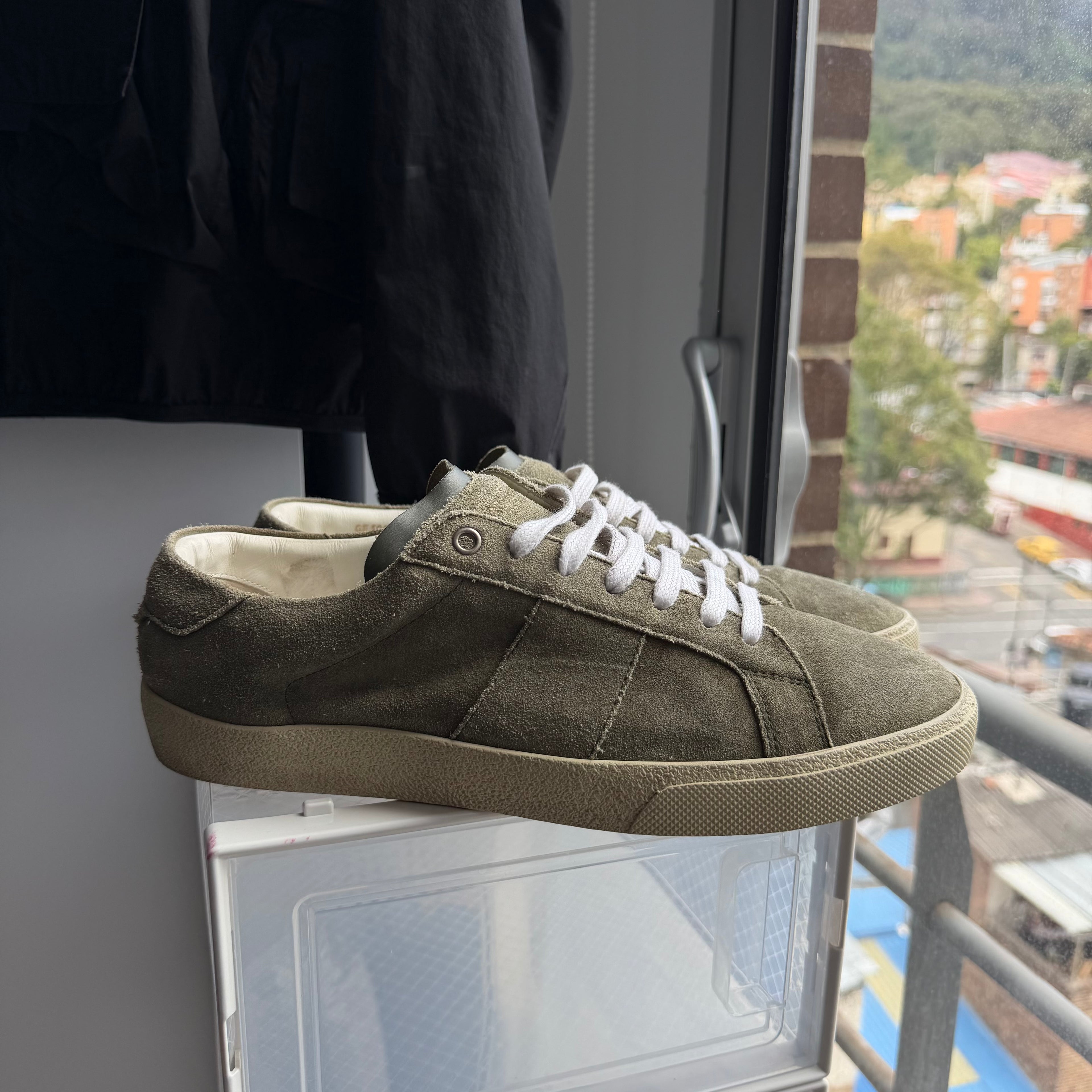 Saint Laurent Court Classic “Forest Green”