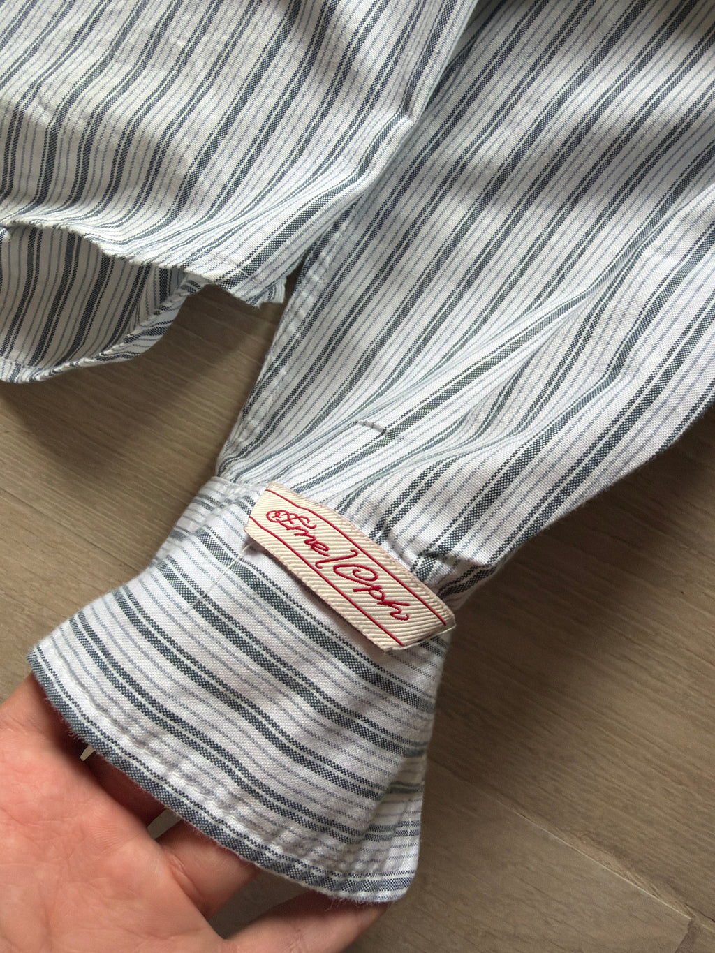 Emestudios Don Boxy Stripped Shirt Gris (M)