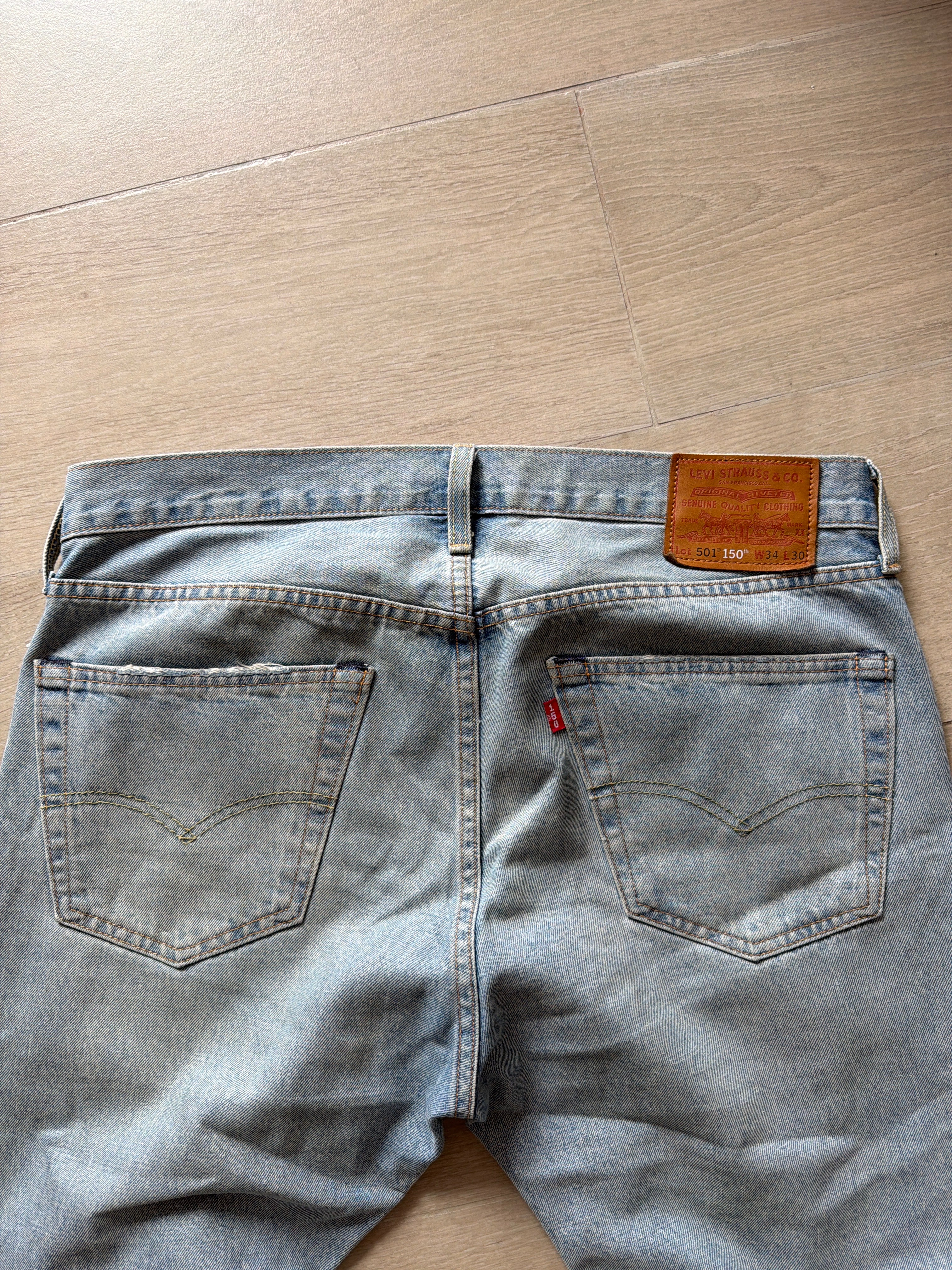 Levis 150th Anniversary Special Edition Selvedge Denim Jeans “Sashiko”