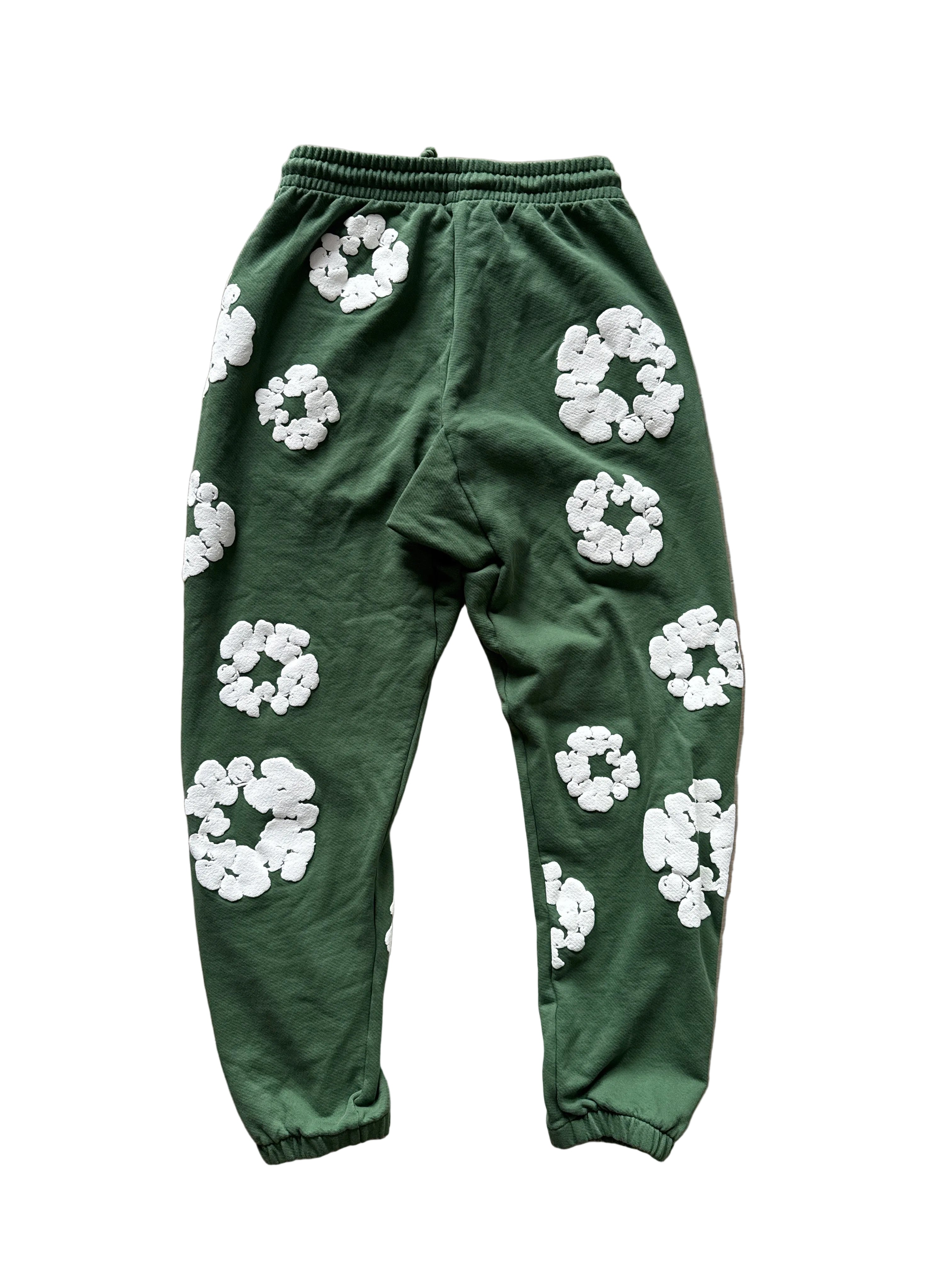 Denim Tears Cotton Wreath Sweatpants Green