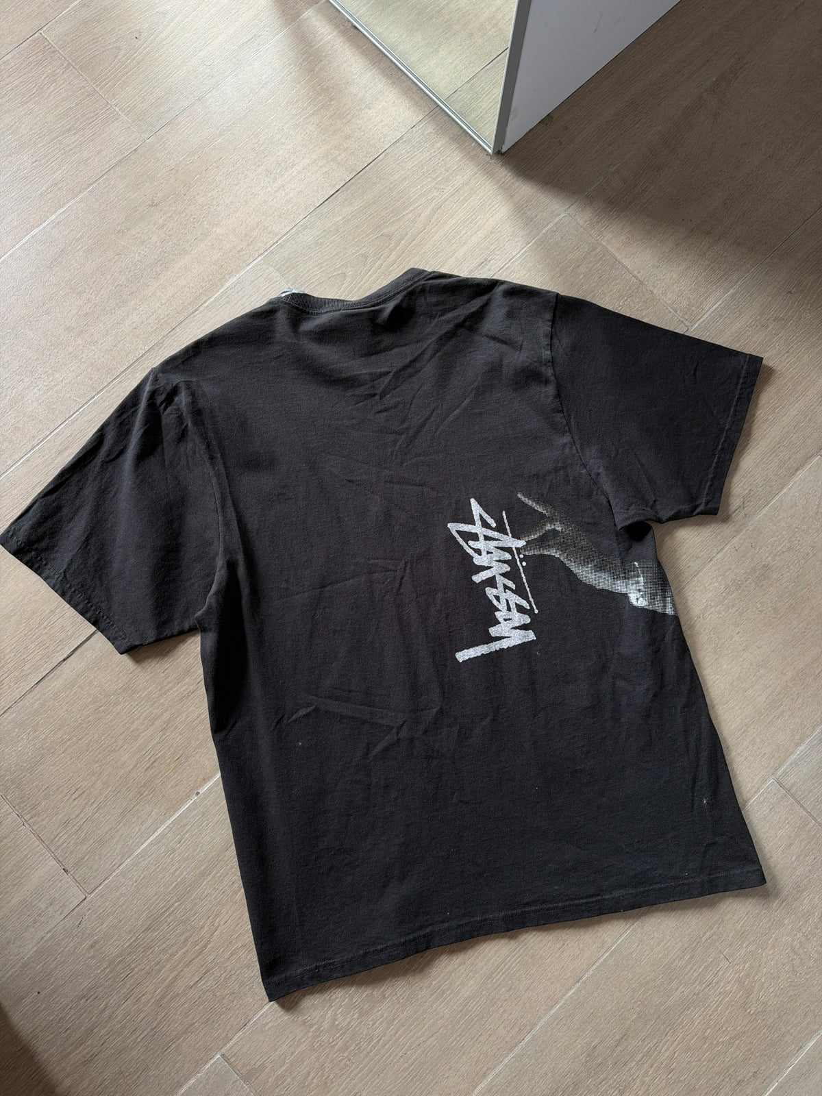 Stüssy Lady Paris Pigment Tee Black/White (M)