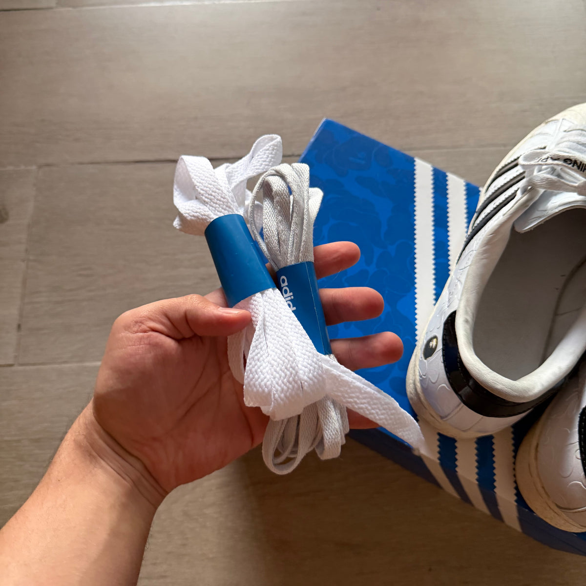 Adidas x Bape Superstar Vintage White/Black (8US)