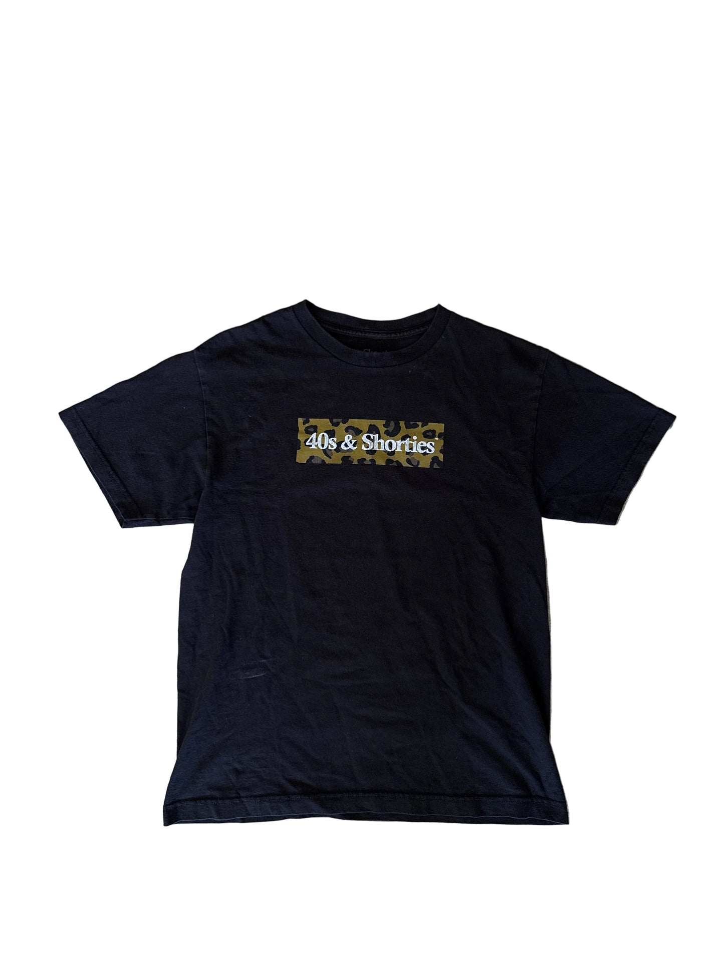 40s & Shorties Preme Box Logo Bootleg Logo Tee Stripes