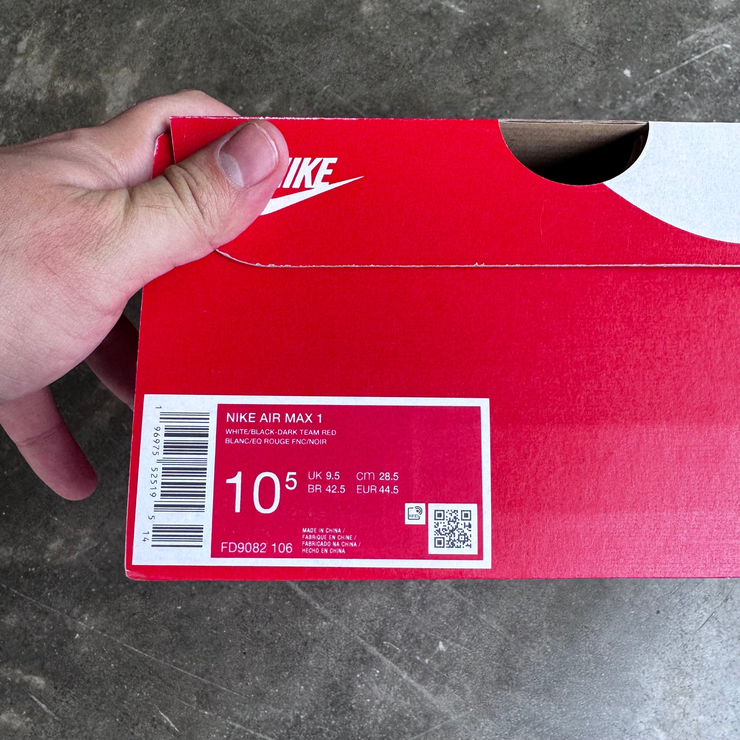 Nike Air Max 1 Dark Team Red