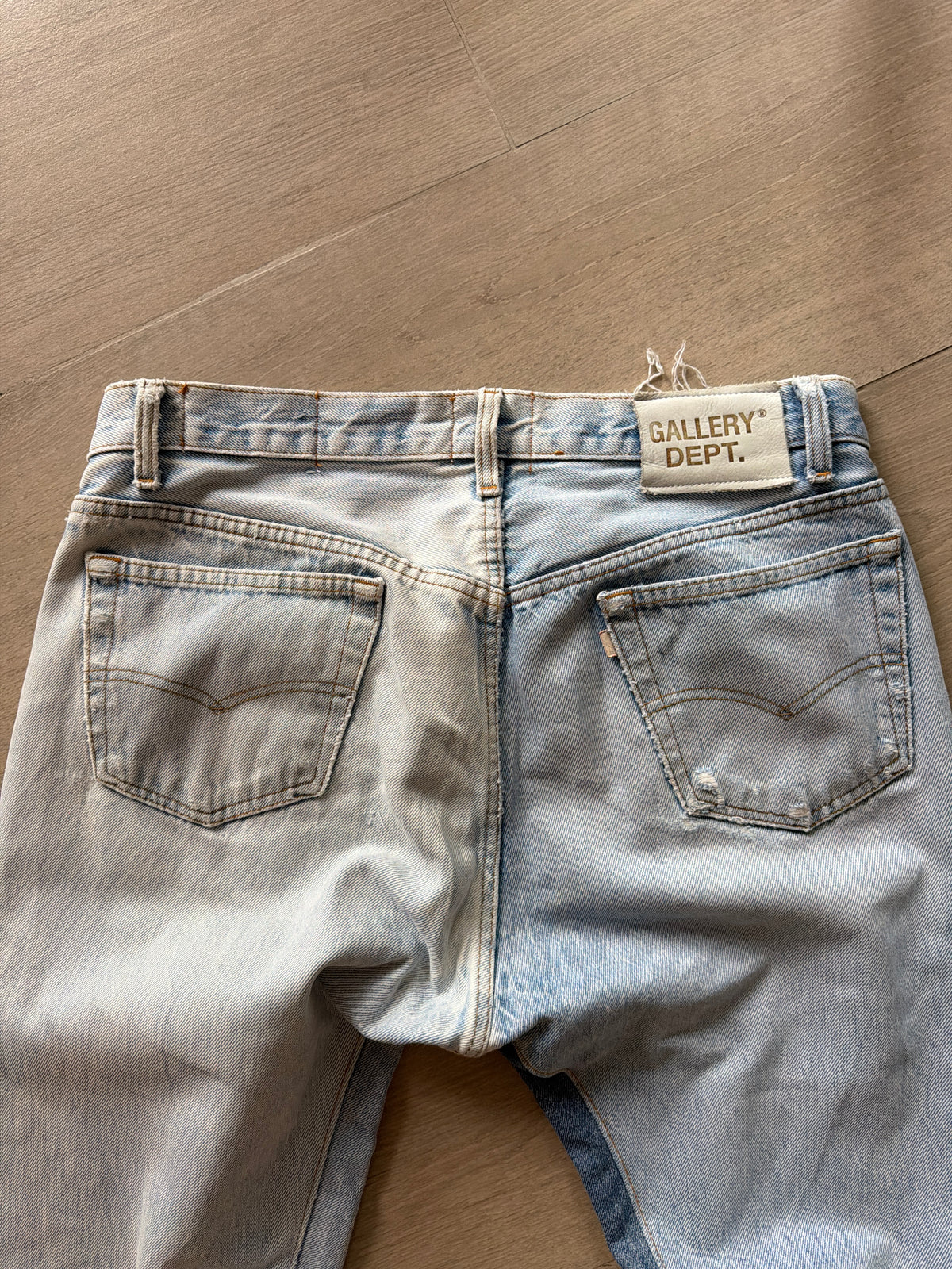 Gallery Dept. Two Face LA Flare Denim “Vintage Blue” (32w)