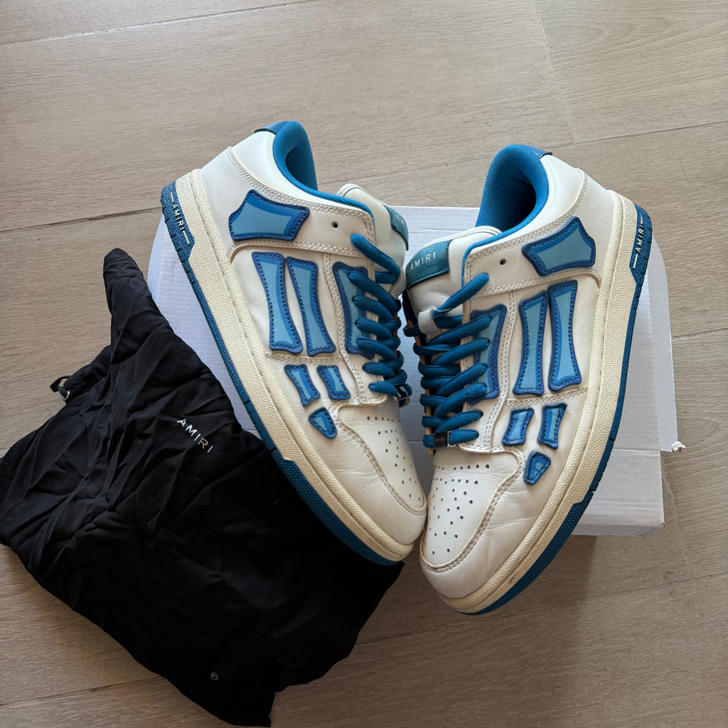 Amiri Skel Top Low White/Blue (41EU)