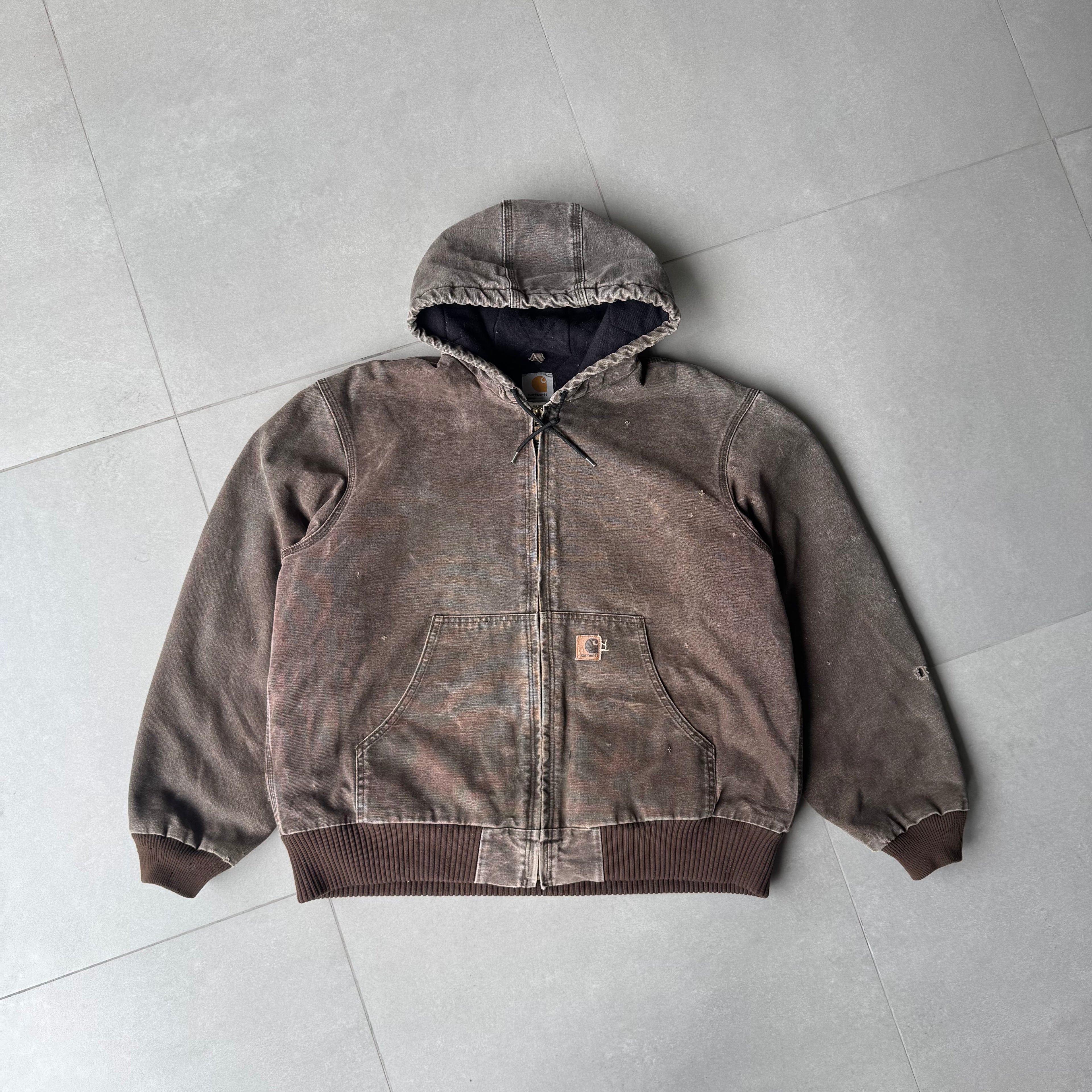 2004 Carhartt Hooded Work Jacket “Brown”