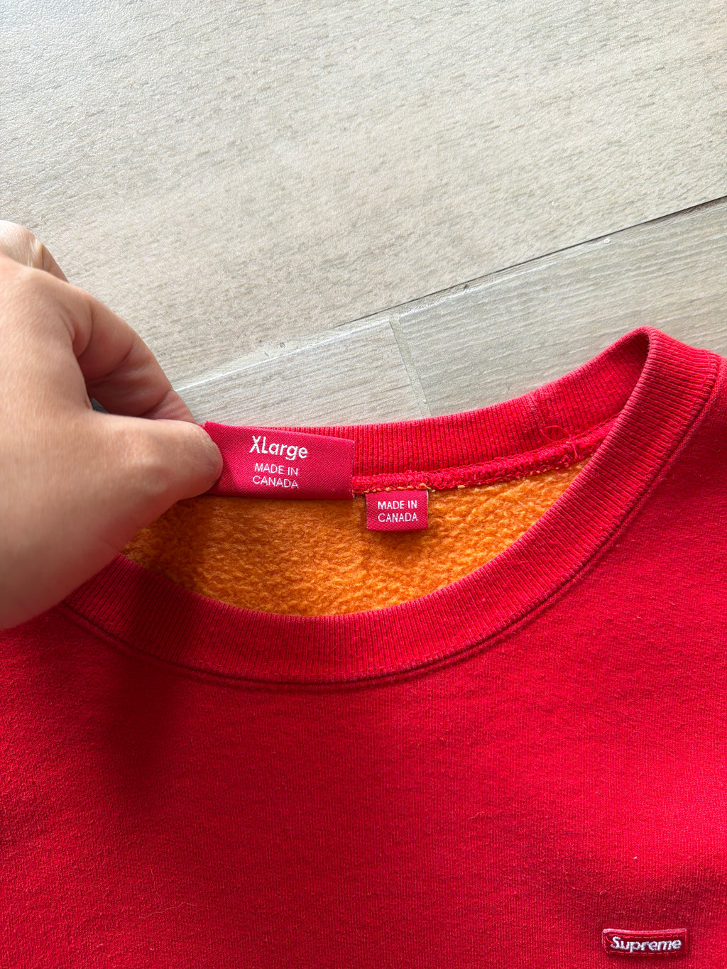 Supreme Mini Bogo Crewneck Red