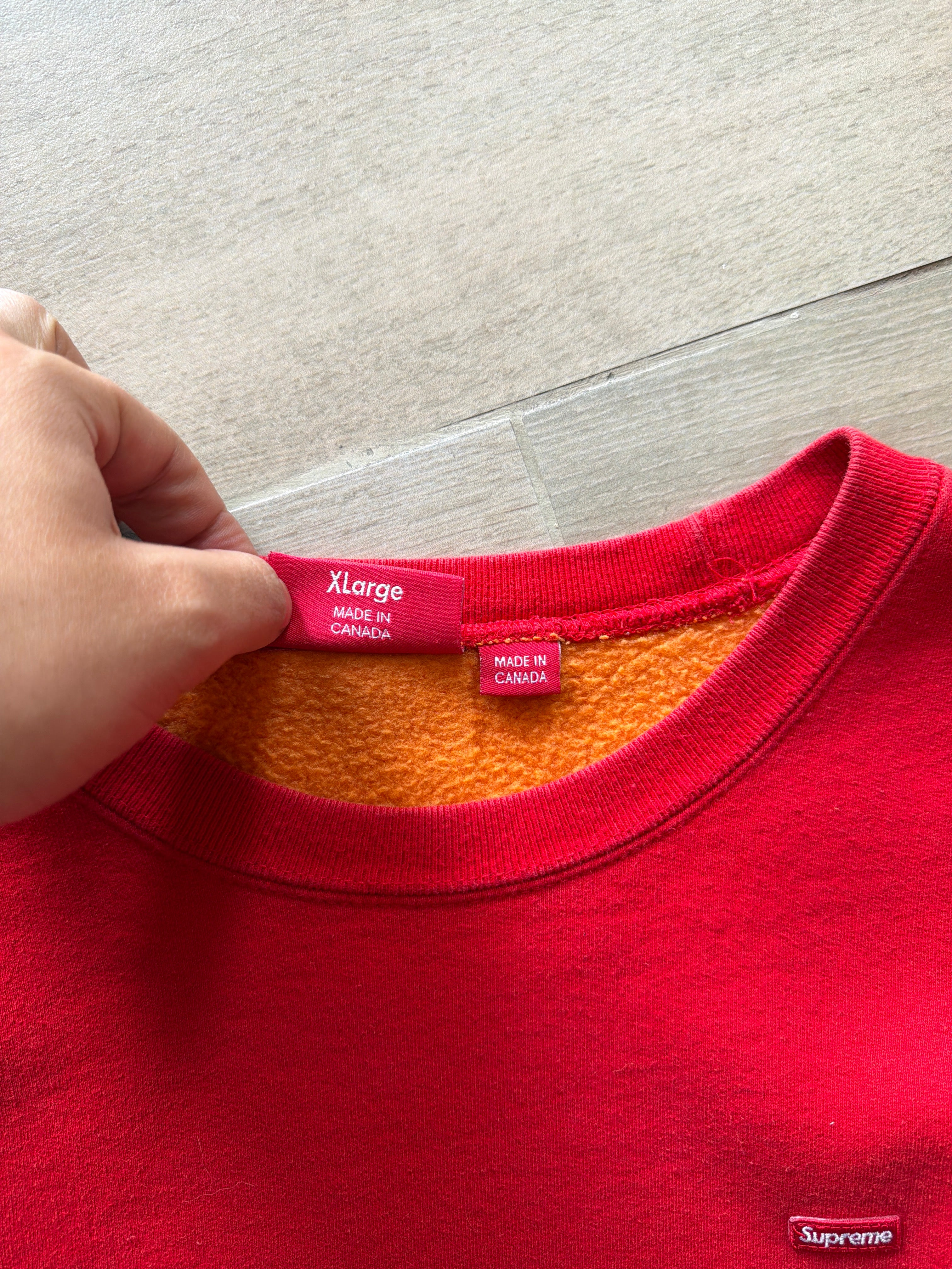 Supreme Mini Bogo Crewneck Red