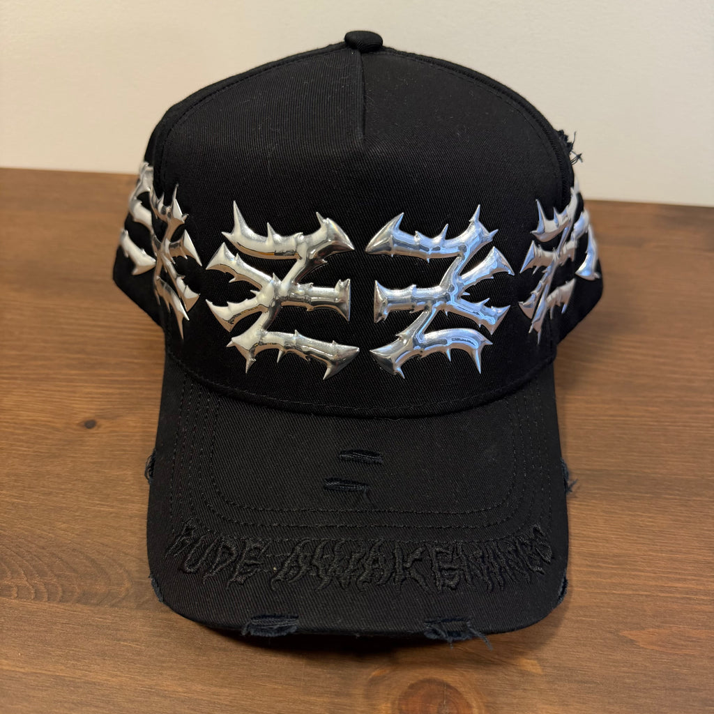 Rude Awakenings “NY CHROME” Cap Black