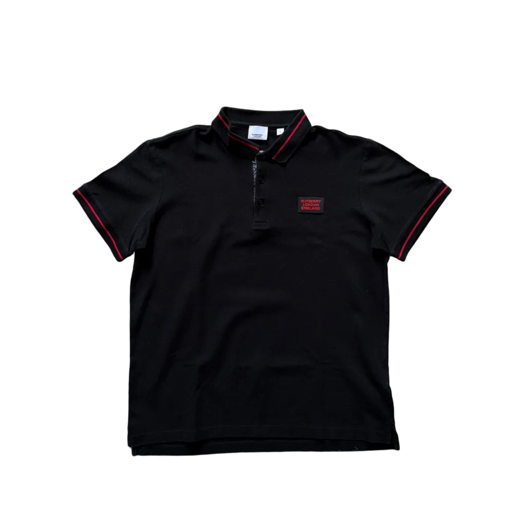 Burberry Grenford Polo Shirt Black (M)