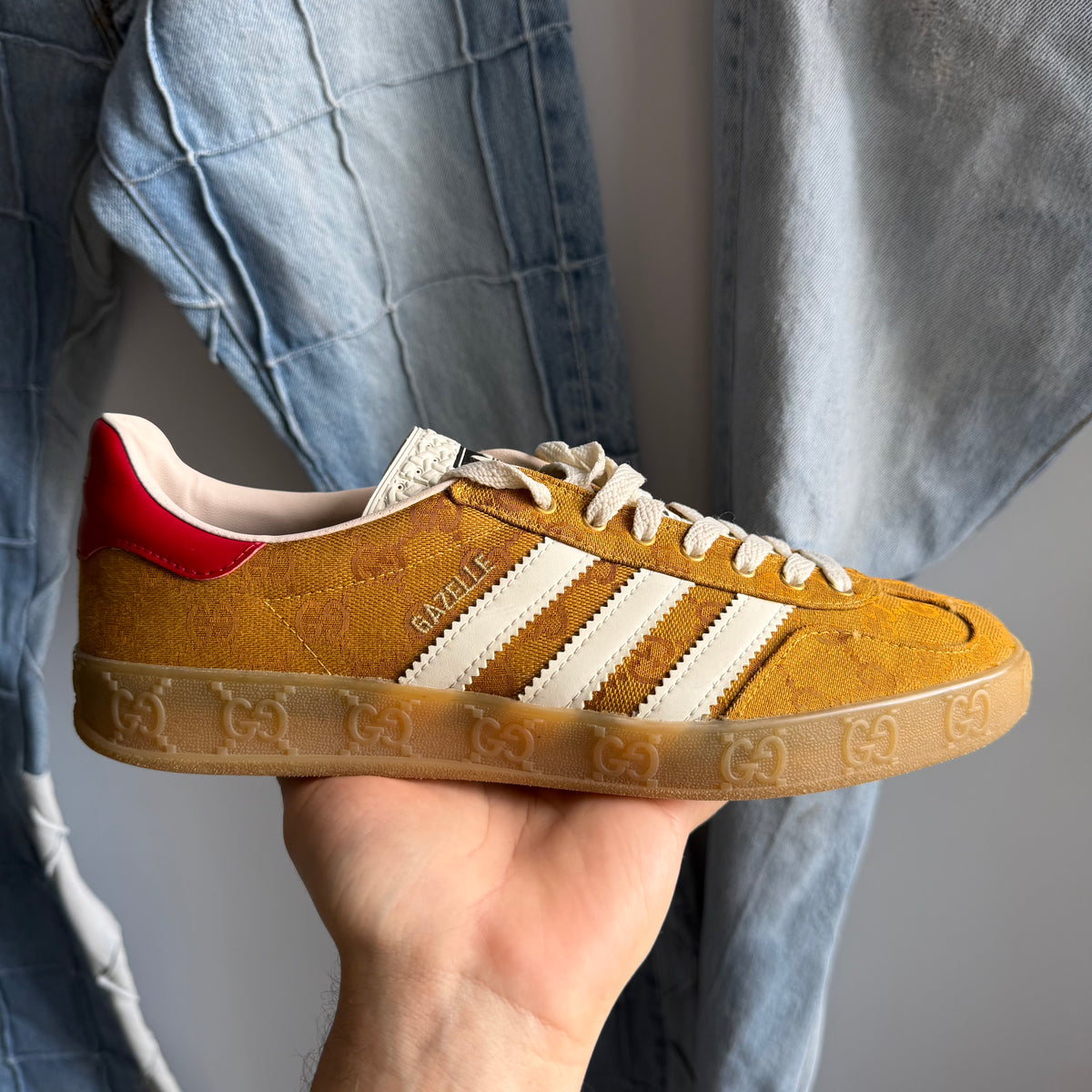 adidas x Gucci Gazelle Original GG Sneakers (9US)