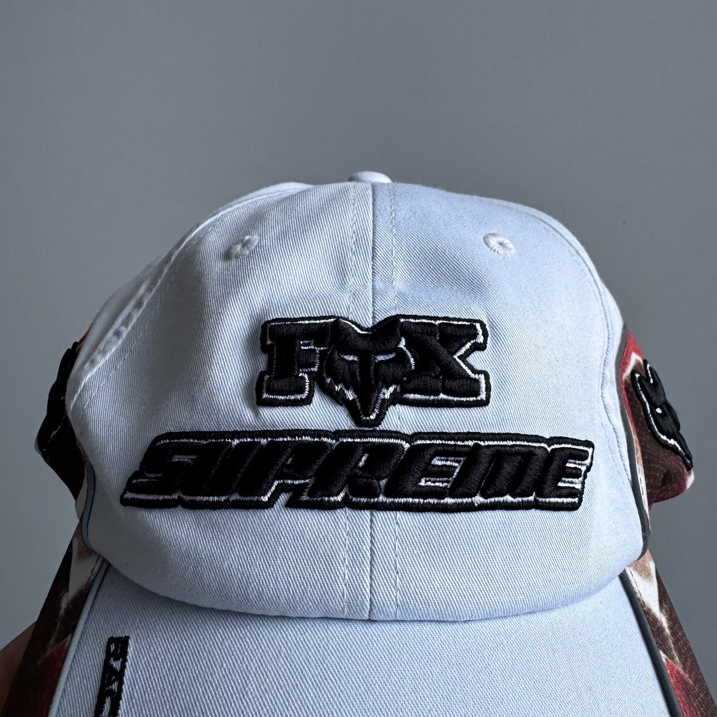 Supreme x Fox 6 Panel White