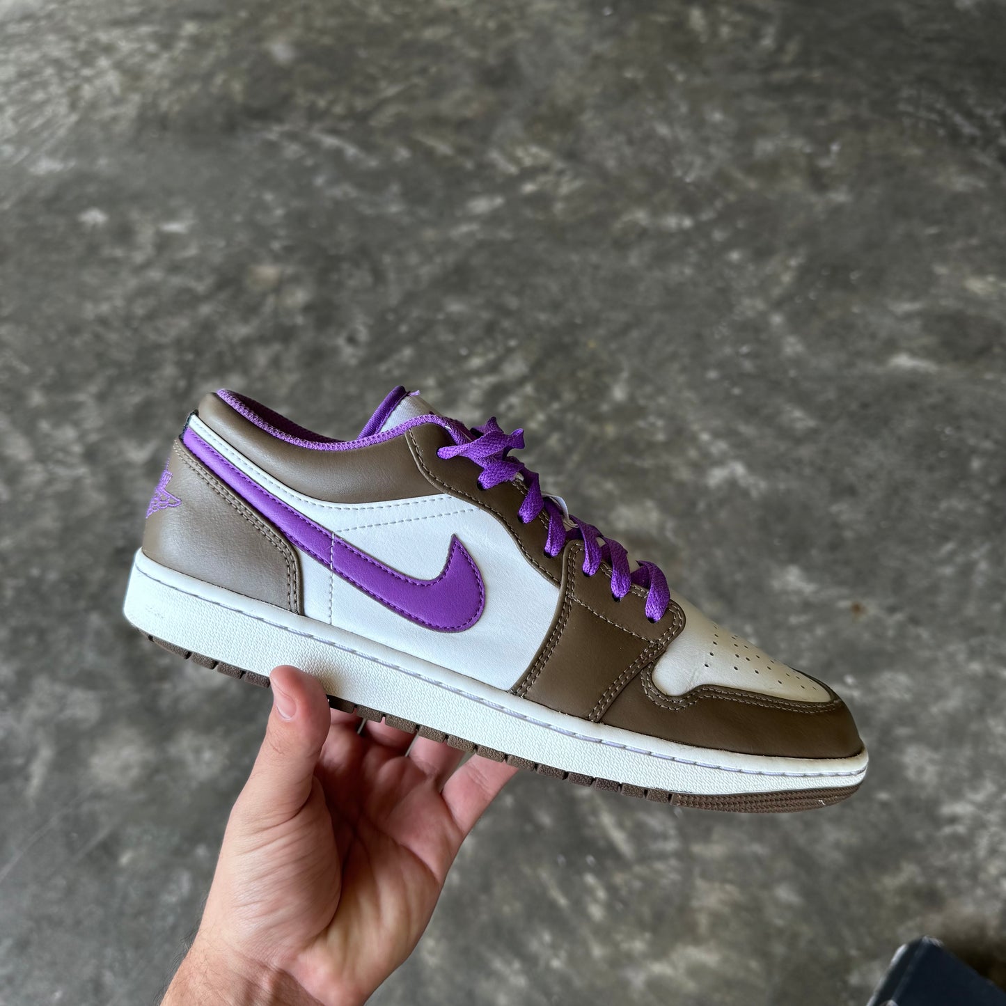 Jordan 1 Low Purple/Brown