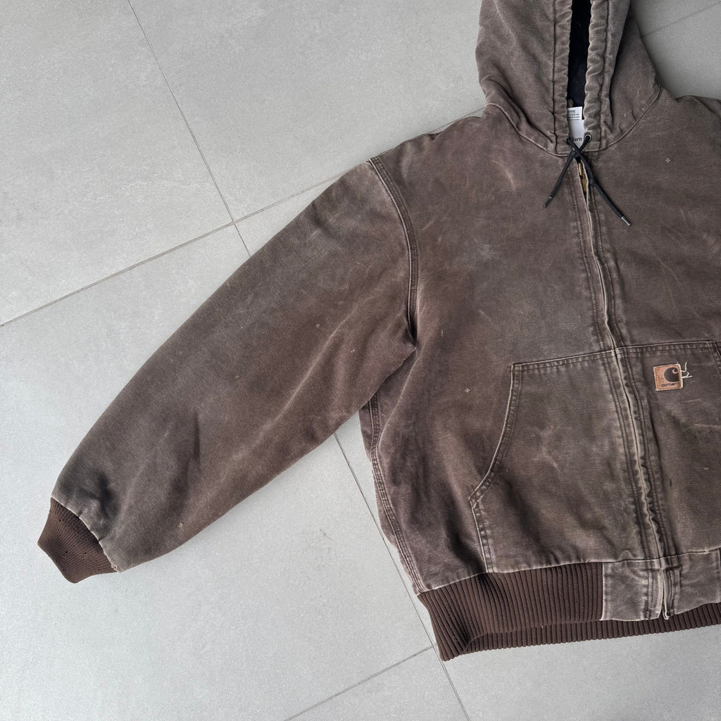 2004 Carhartt Hooded Work Jacket “Brown”