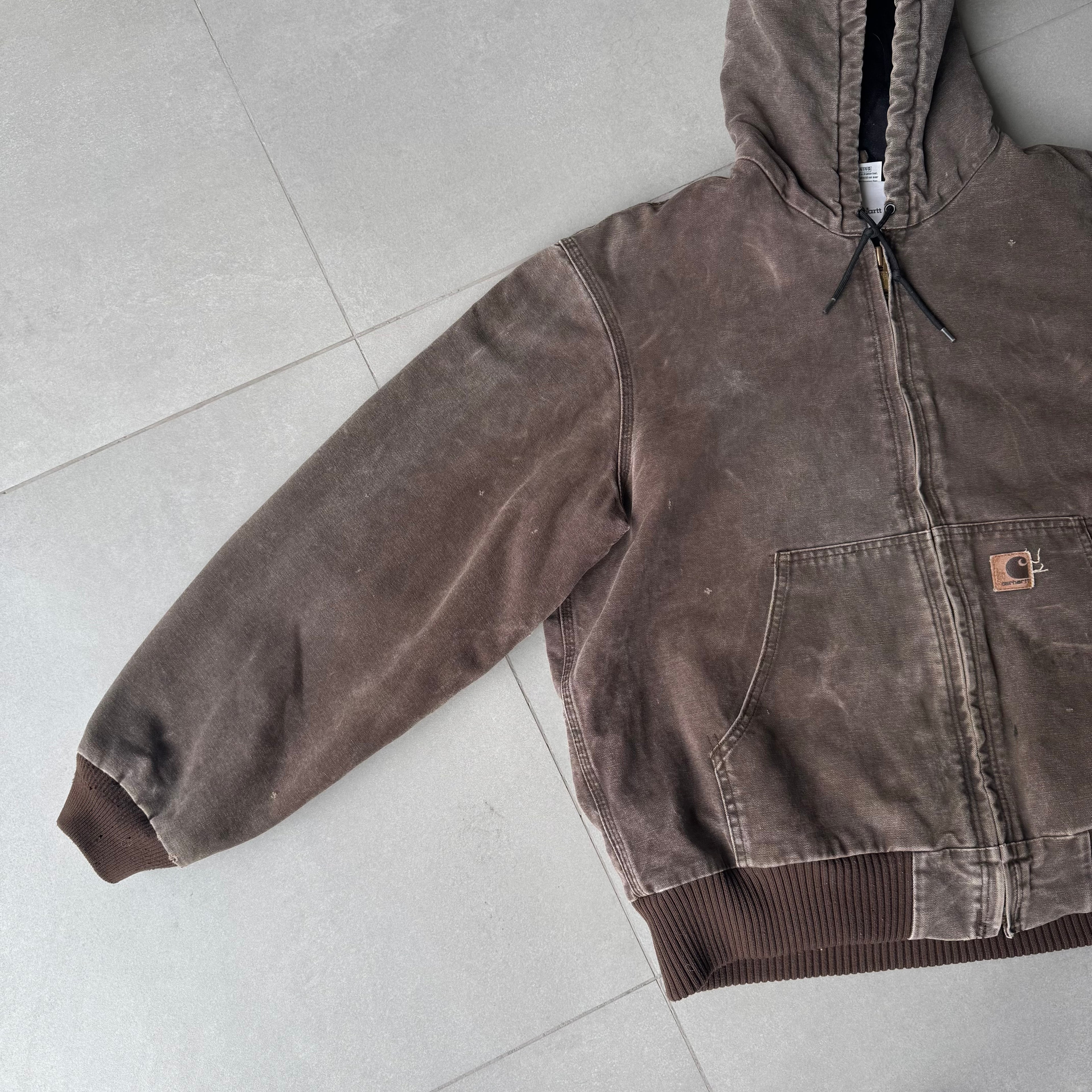 2004 Carhartt Hooded Work Jacket “Brown”