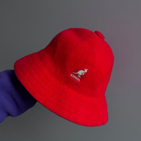 00s Kangol Bucket Hat Red