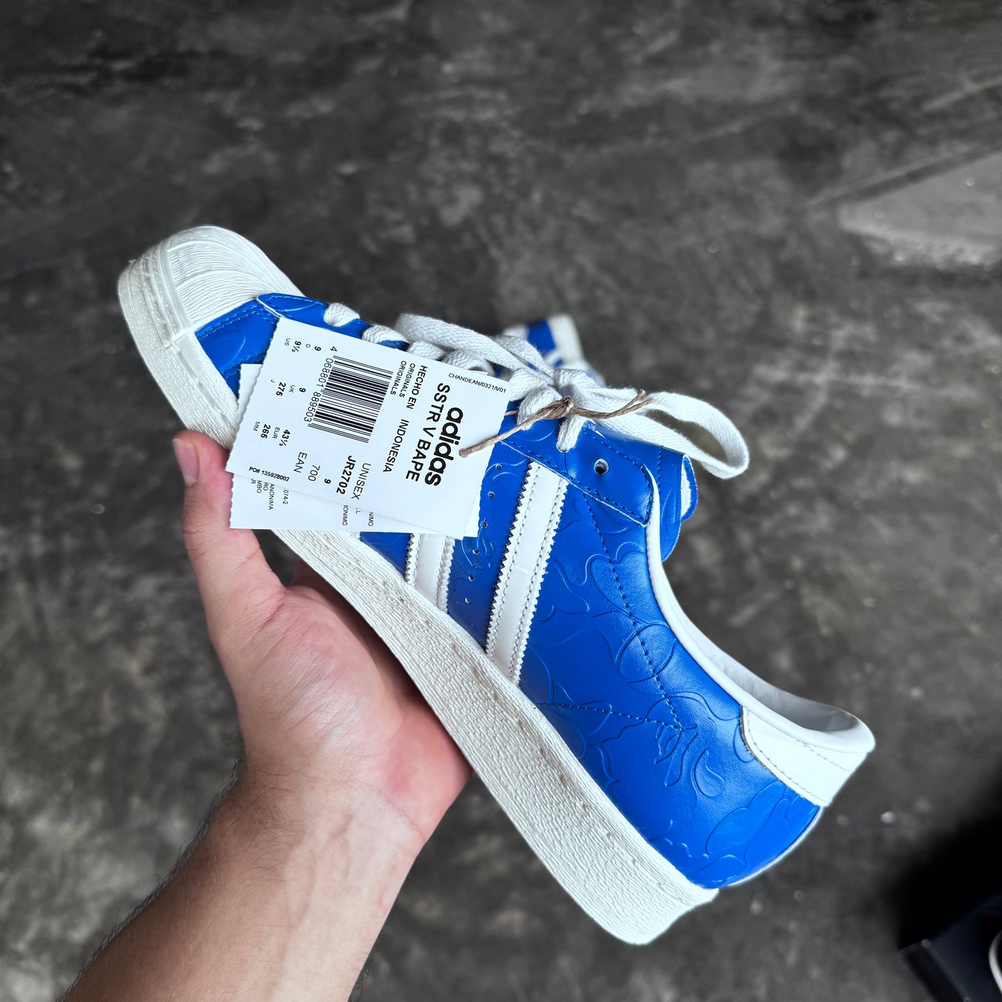 Adidas x Bape Superstar Vintage Sneakers