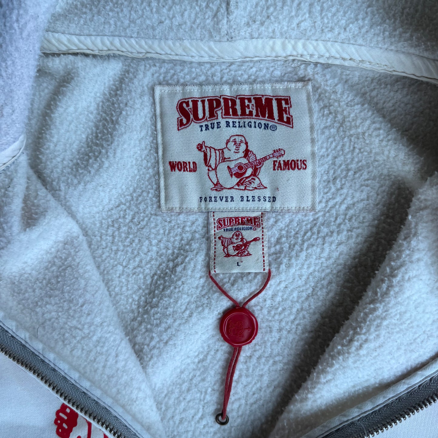 Supreme x True Religion Zip Up Hoodie