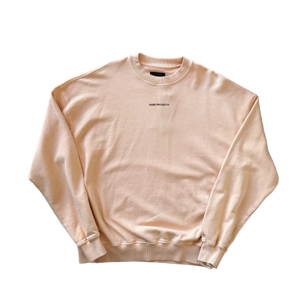 Nude Project “By Artist, For Artist” Crewneck Salmon