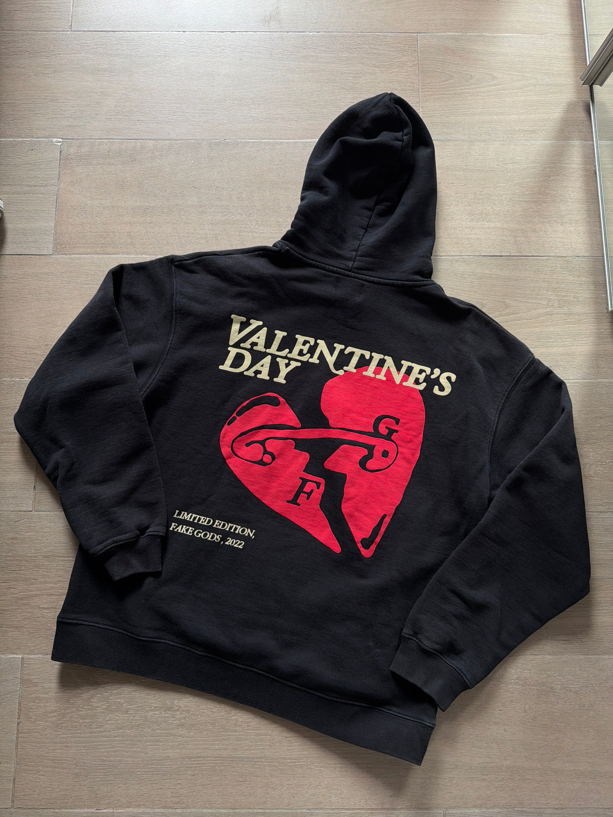 Fakegods Valentines Day Exclusive Hoodie Black (L)