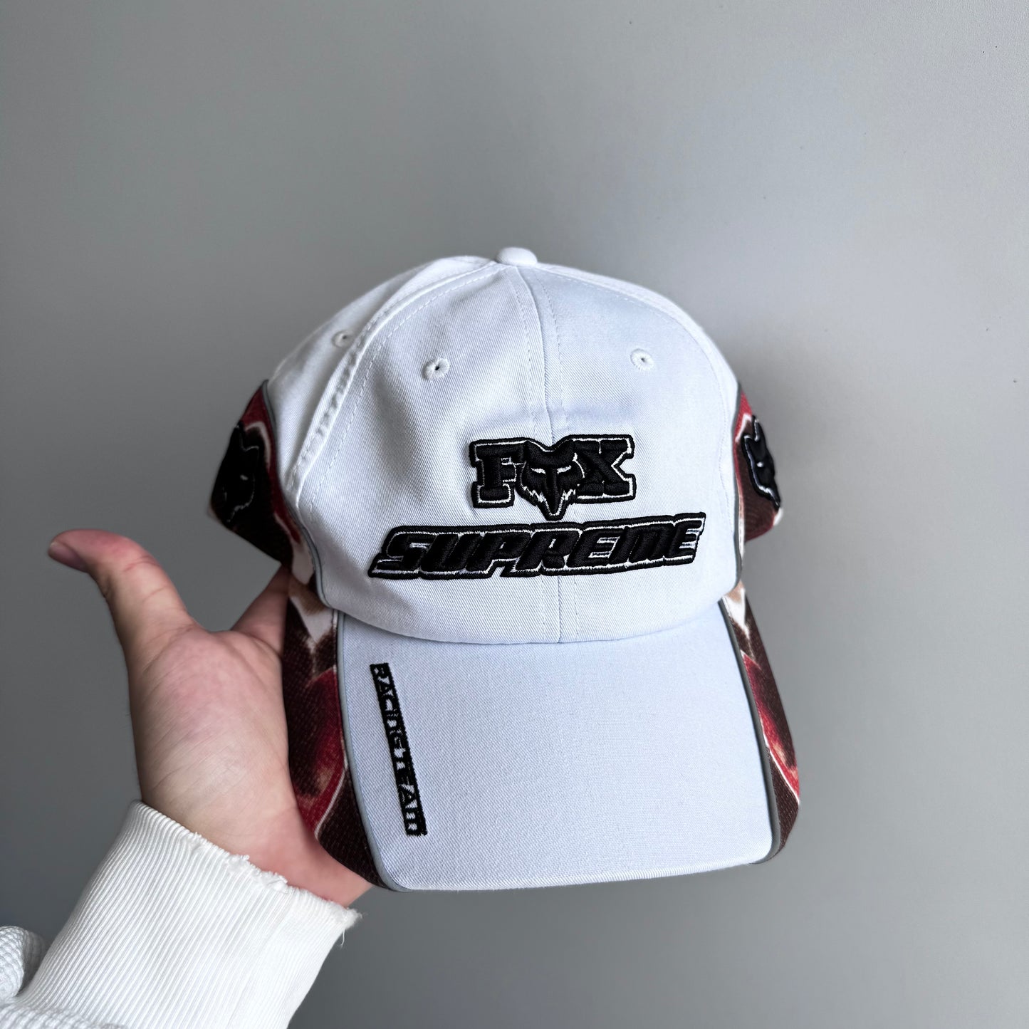 Supreme x Fox 6 Panel White