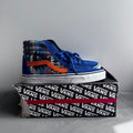 2013 Vans Sk8-Hi Inca True Blue Orange Knicks Supreme Team