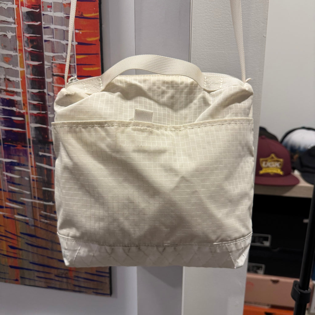 Supreme Logo Messenger Bag White