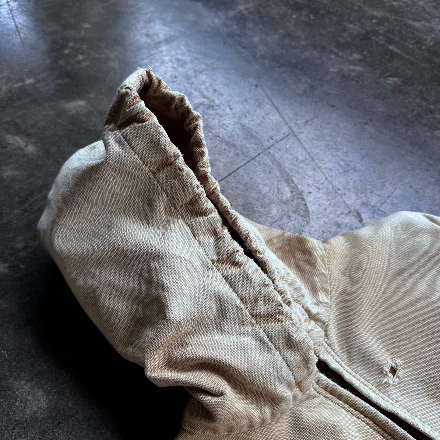 1990s Womens Vintage Carhartt Work Jacket “Tan”
