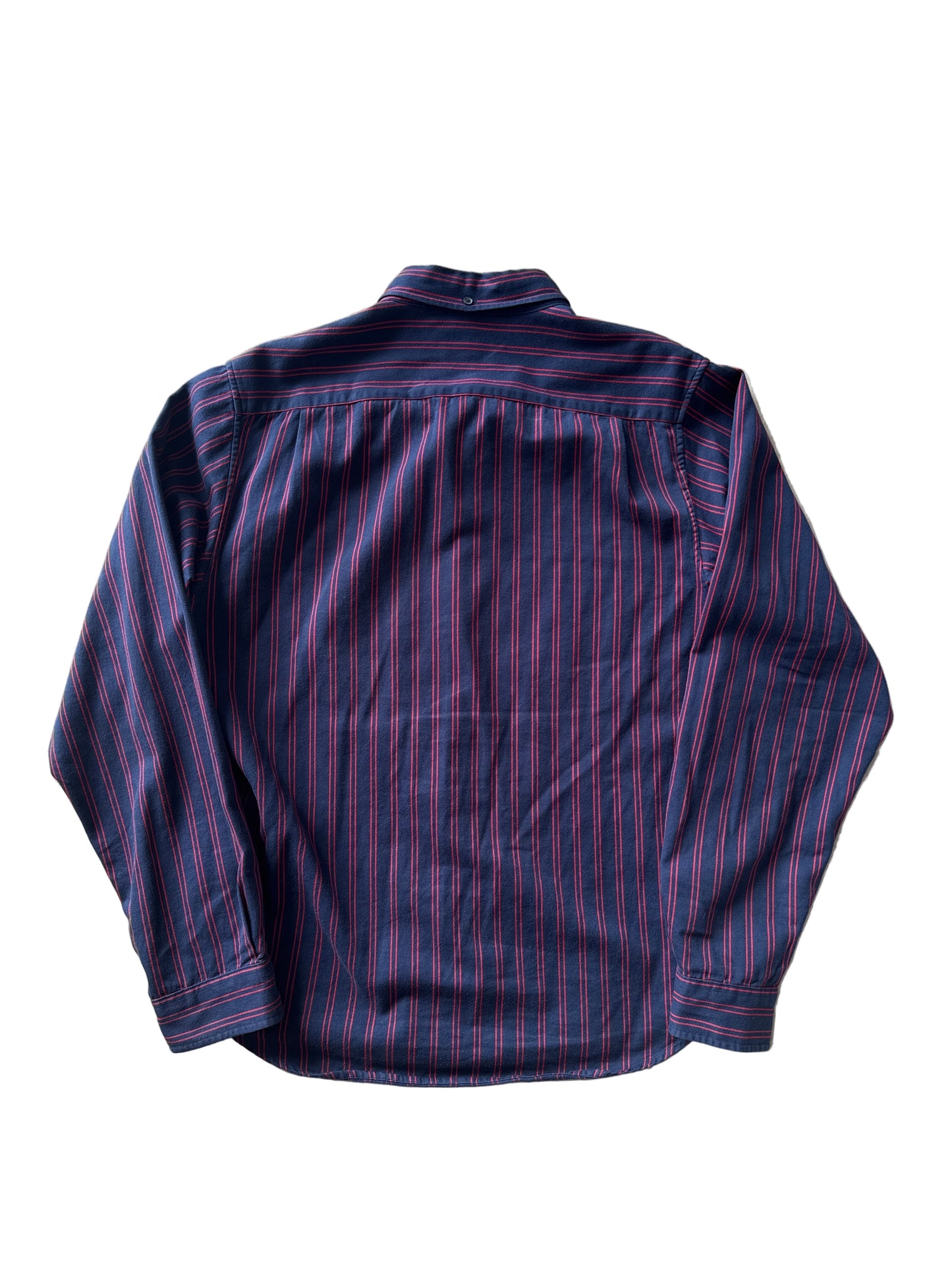 Supreme Stripe Twill Shirt Navy