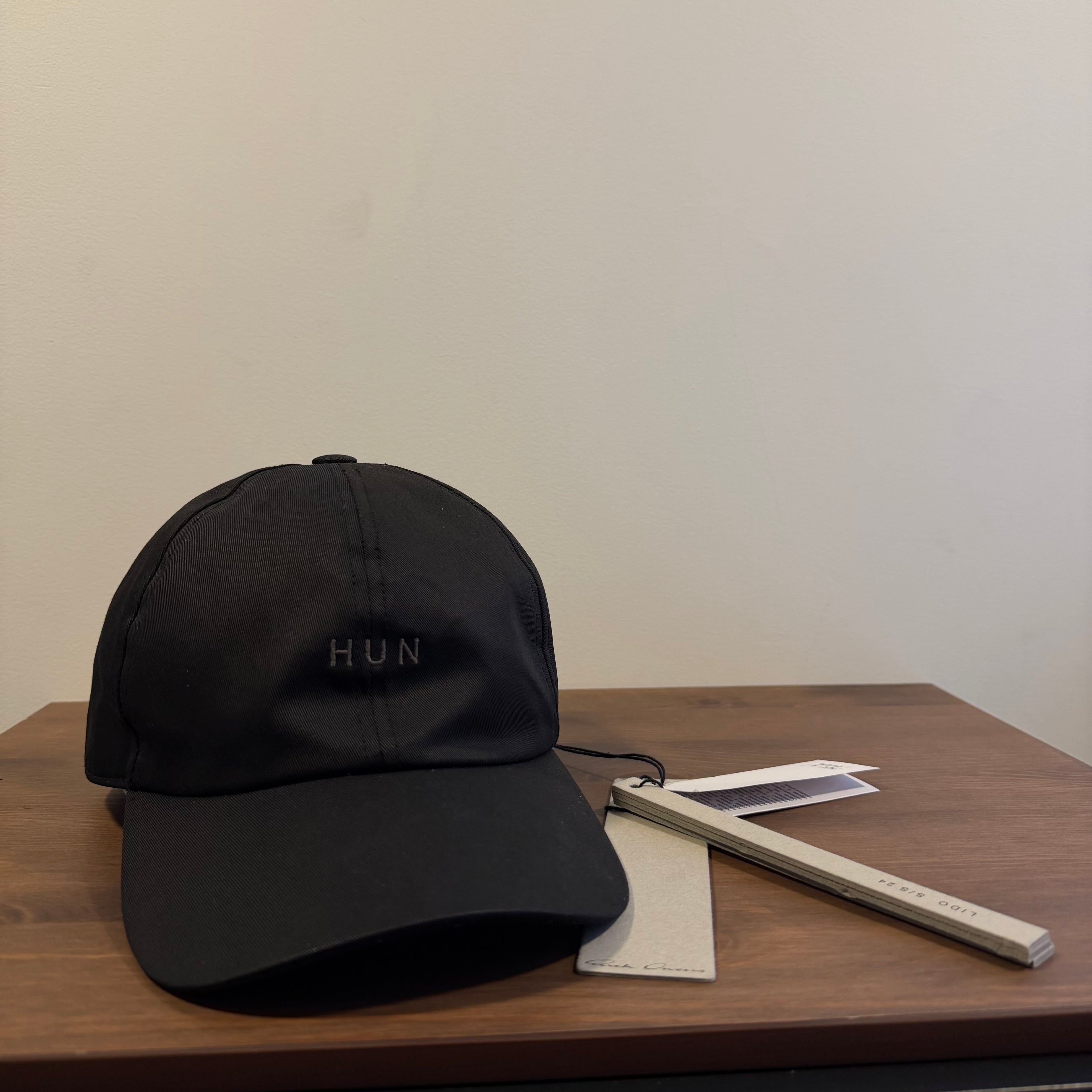 Rick Owens Mainline Cotton Canvas Baseball Cap