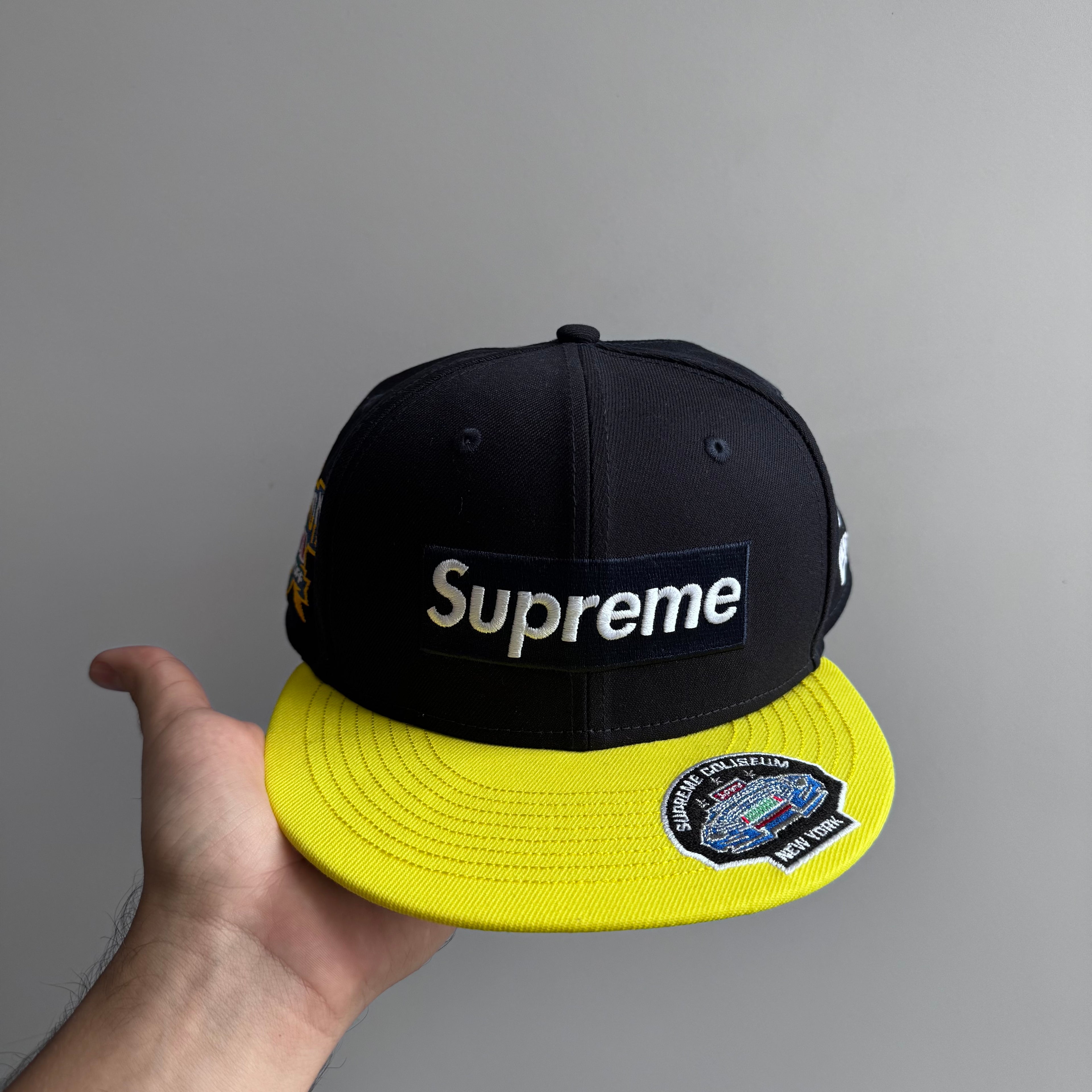 Supreme Championships Box Logo New Era “Navy”