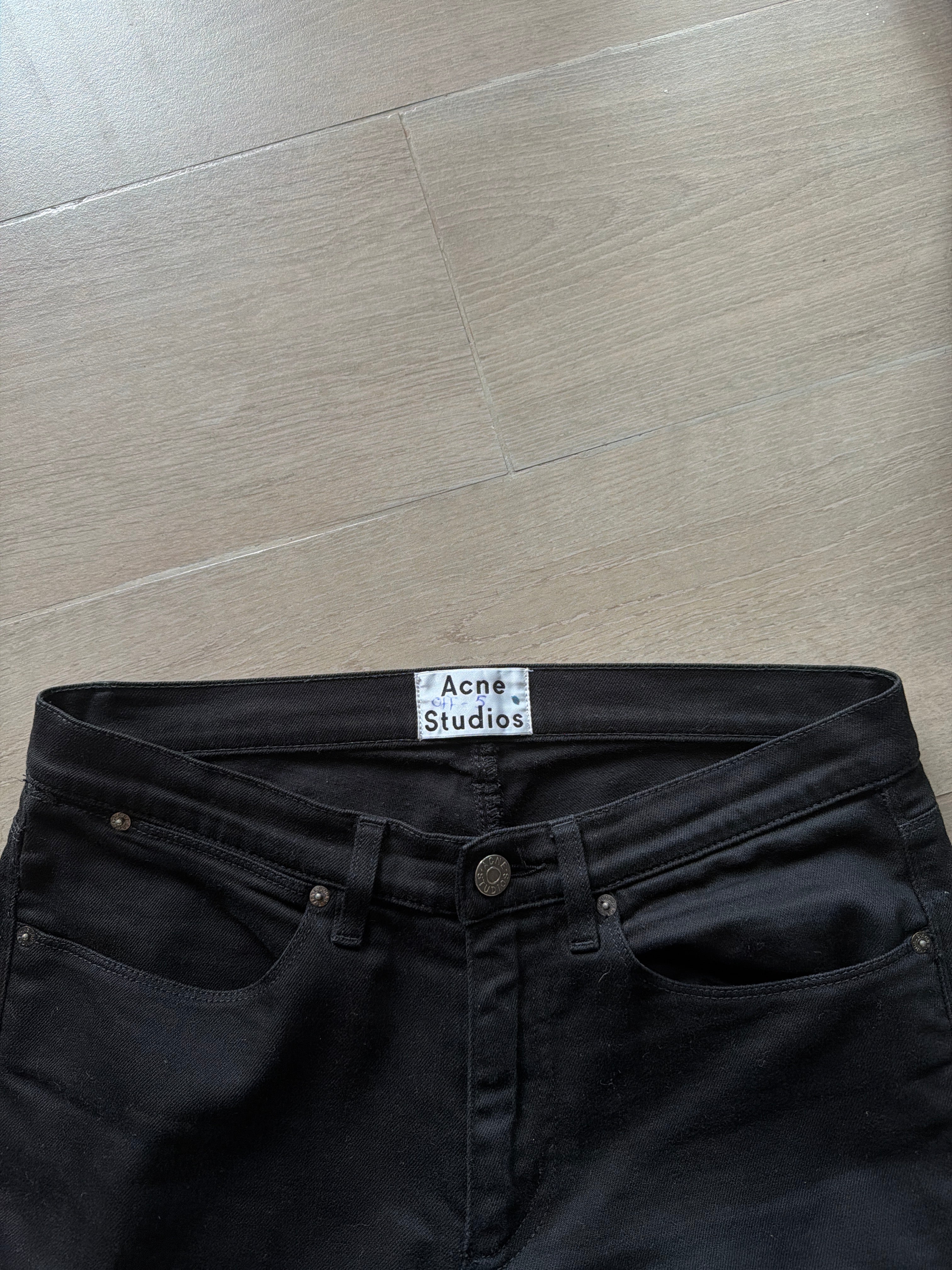 Acne Studios Max Stray Cash Jeans Black