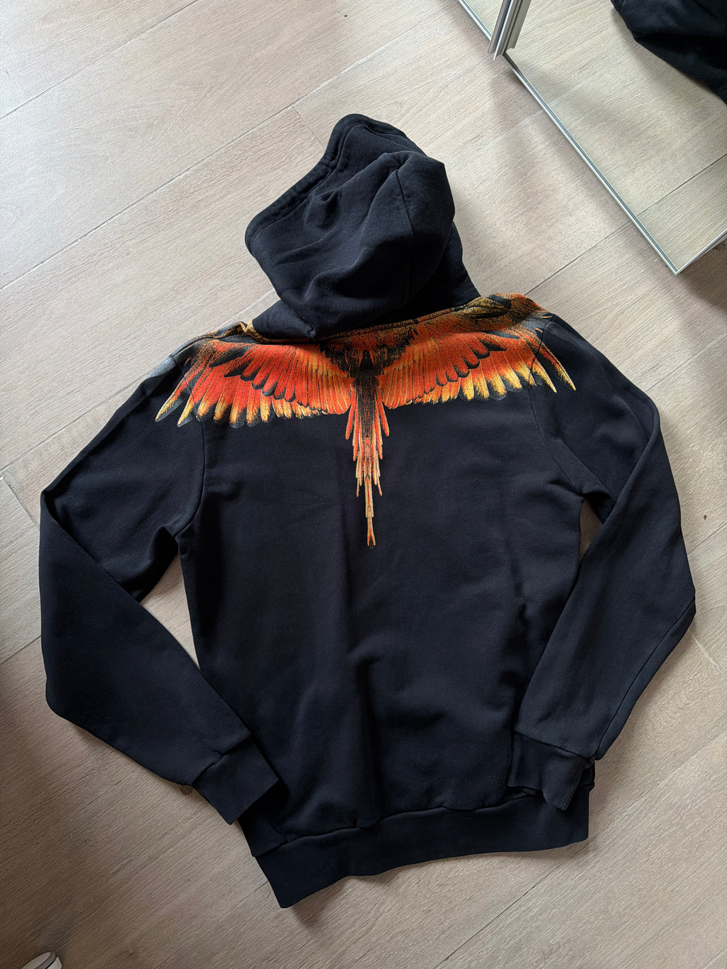 Marcelo Burlon Solfolk Wings Hoodie Black (M)