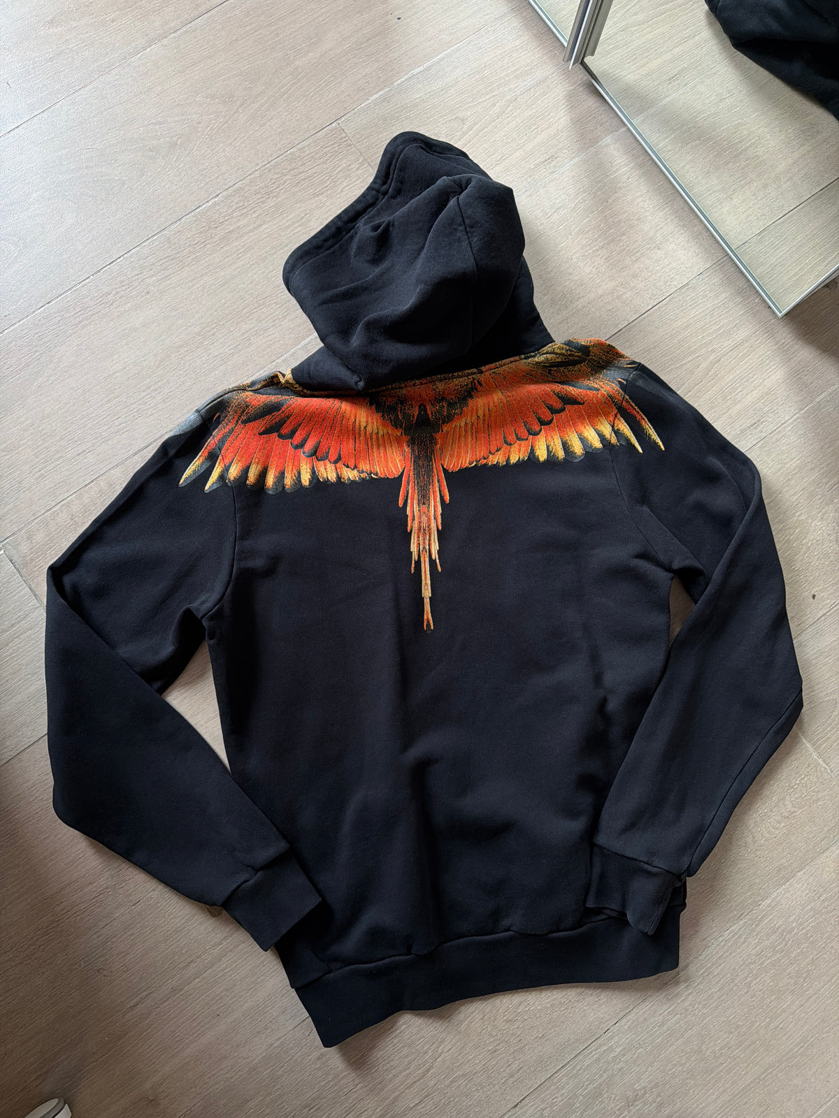 Marcelo Burlon Solfolk Wings Hoodie Black (M)
