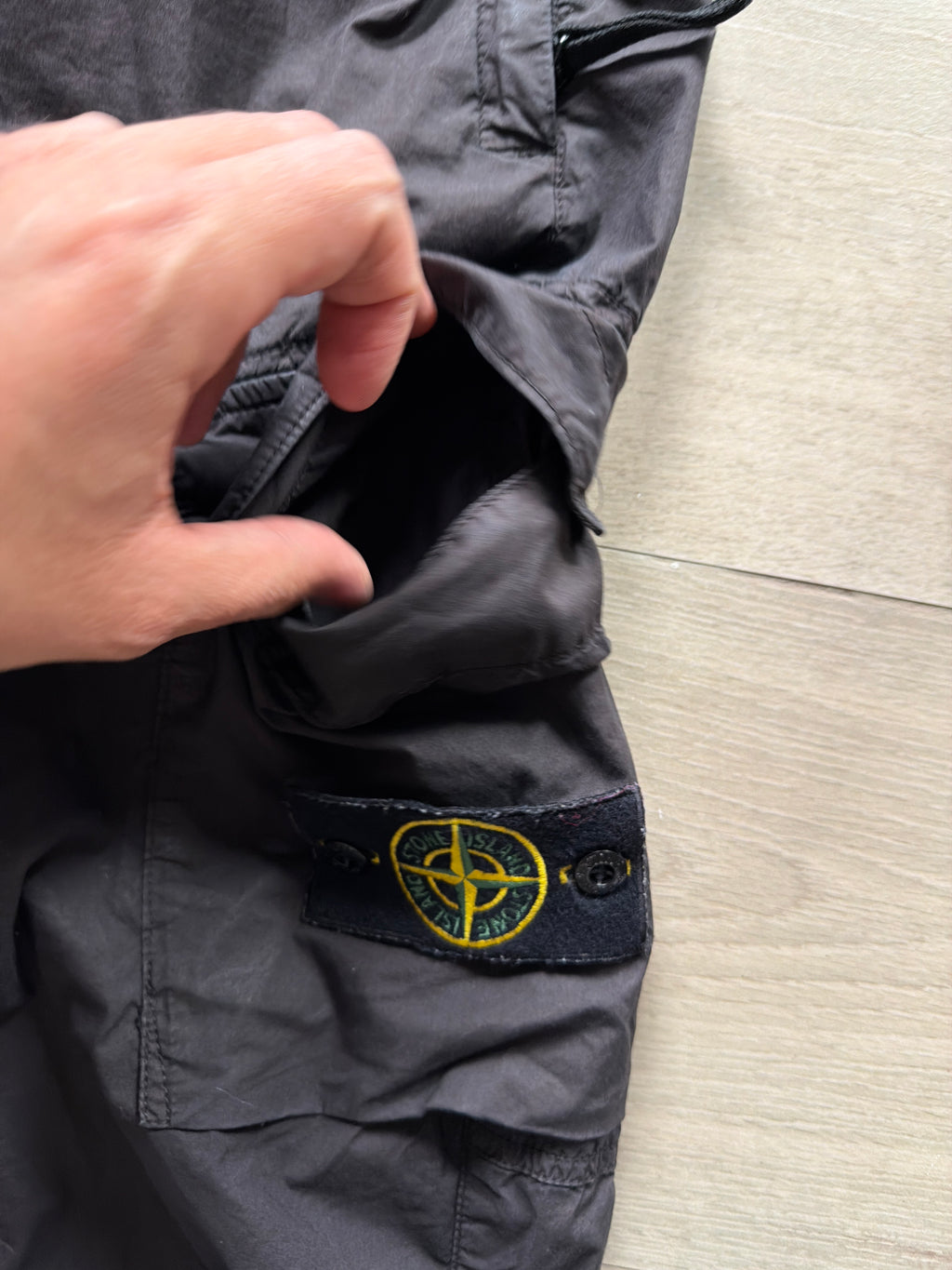 Stone Island Cargo Jogger Pants Black