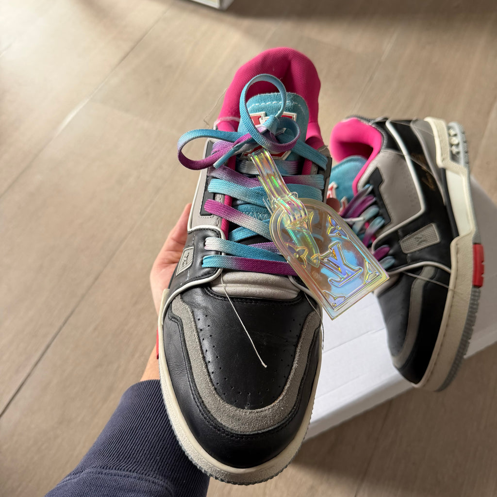 SS21 Louis Vuitton Upcycled Trainers Pink Multi *Virgil Abloh* (8.5LV)